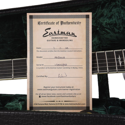 Eastman AR810CE Archtop Classic Electric Guitars / Archtop