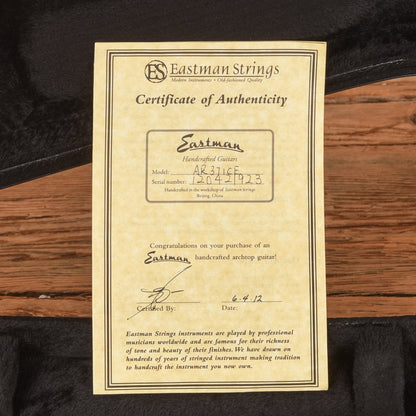 Eastman AR371CE Sunburst Electric Guitars