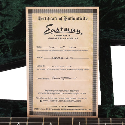 Eastman AR910CE 17" Thermo-Cure Maple Archtop Sunburst Electric Guitars