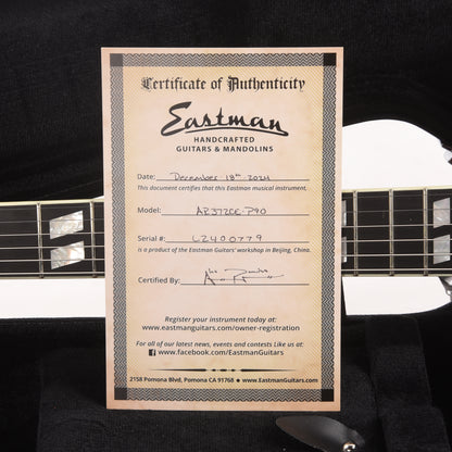 Eastman AR372CE P90 Truetone Classic w/Tonerider Dogear P90 Pickups & Hardshell Case Electric Guitars / Hollow Body