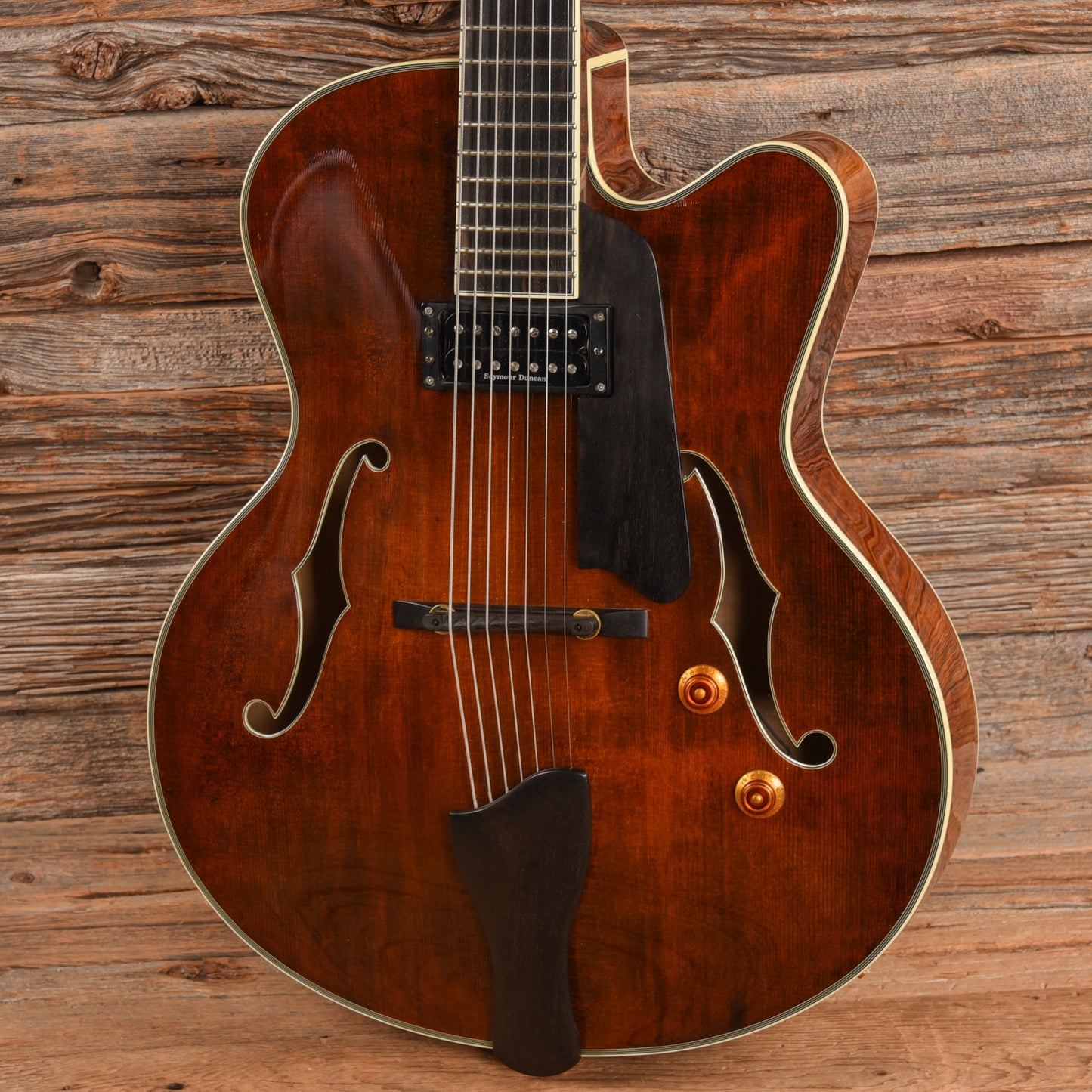 Eastman AR817CE Brown 2014 Electric Guitars / Hollow Body