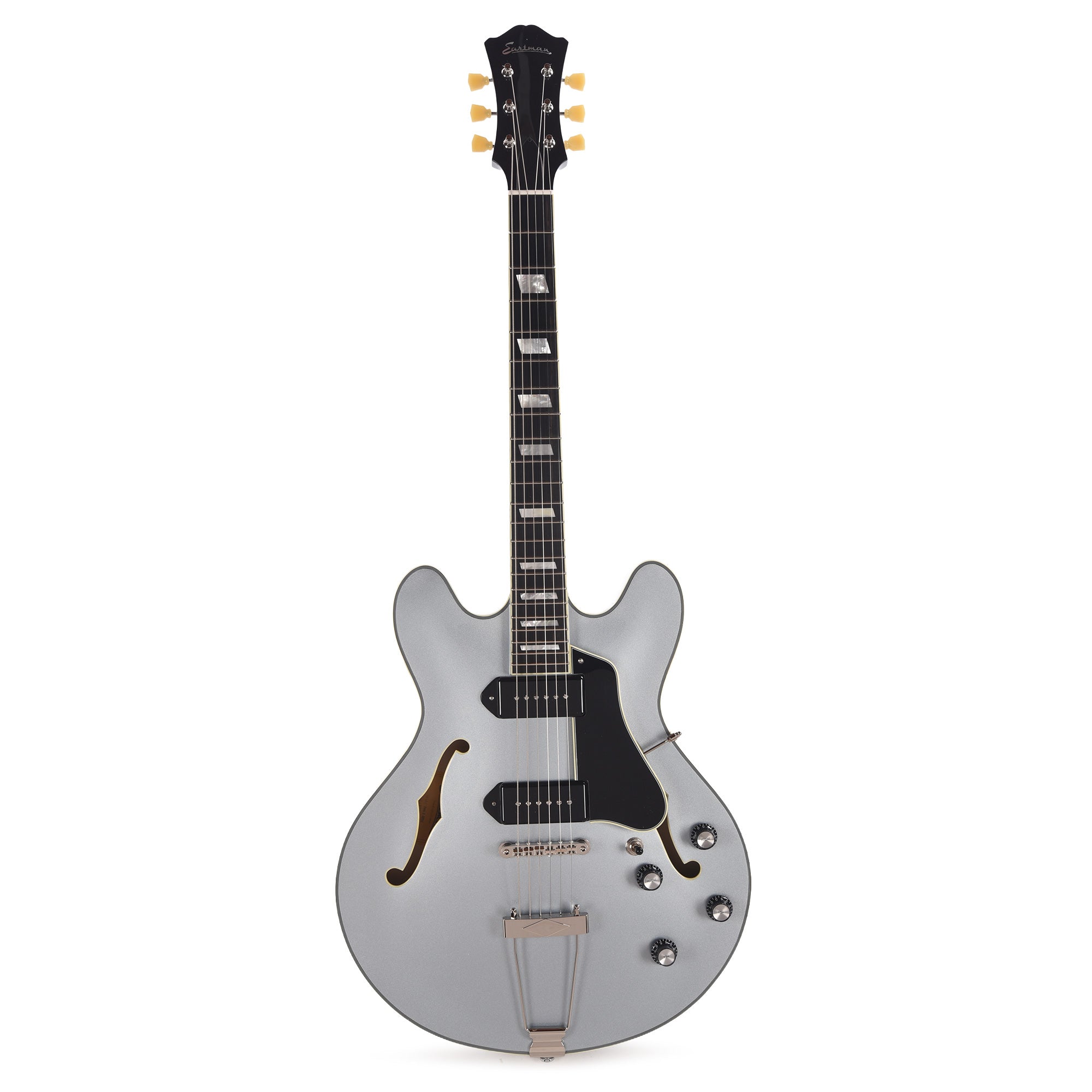 Eastman T64-T Hollow-Body Ice Blue Metallic Electric Guitars / Hollow Body