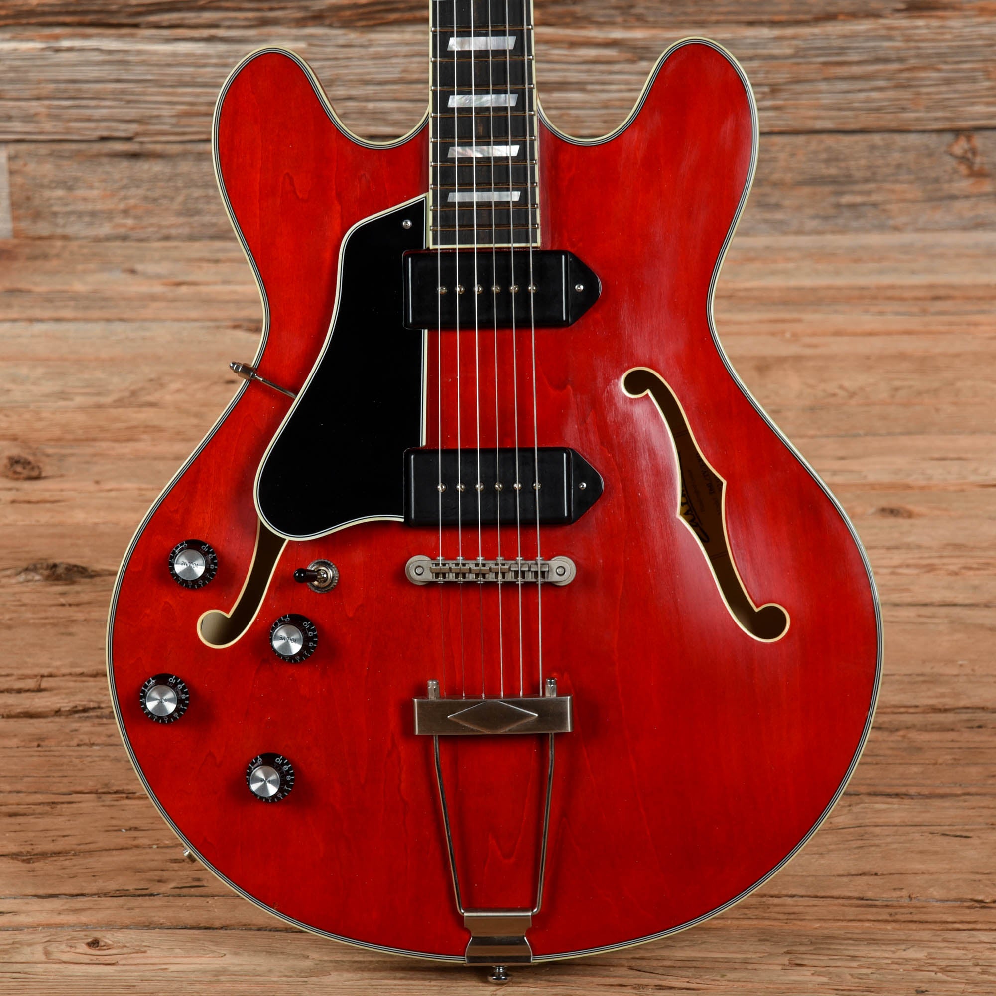 Eastman T64/V Thinline Cherry 2023 LEFTY Electric Guitars / Hollow Body