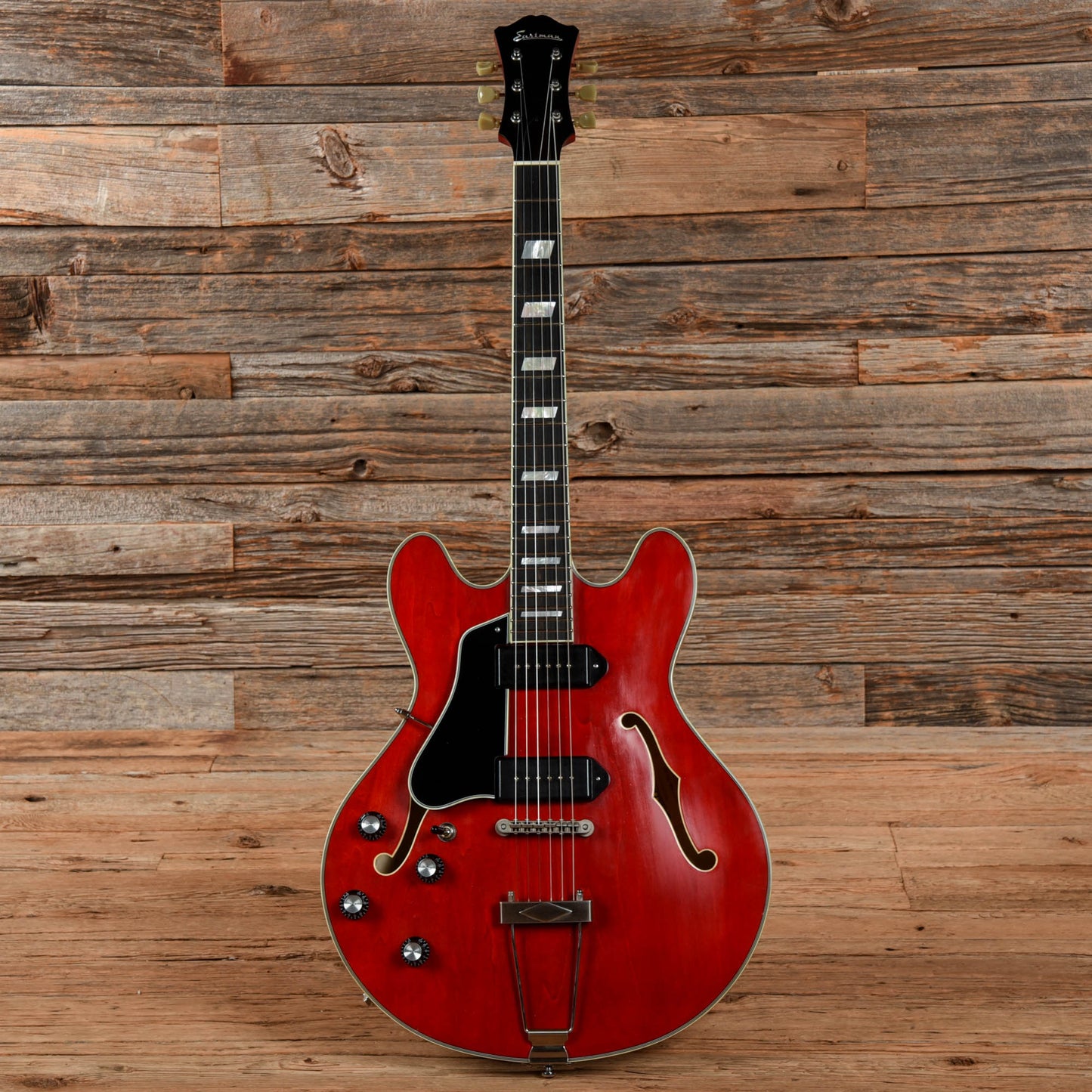 Eastman T64/V Thinline Cherry 2023 LEFTY Electric Guitars / Hollow Body