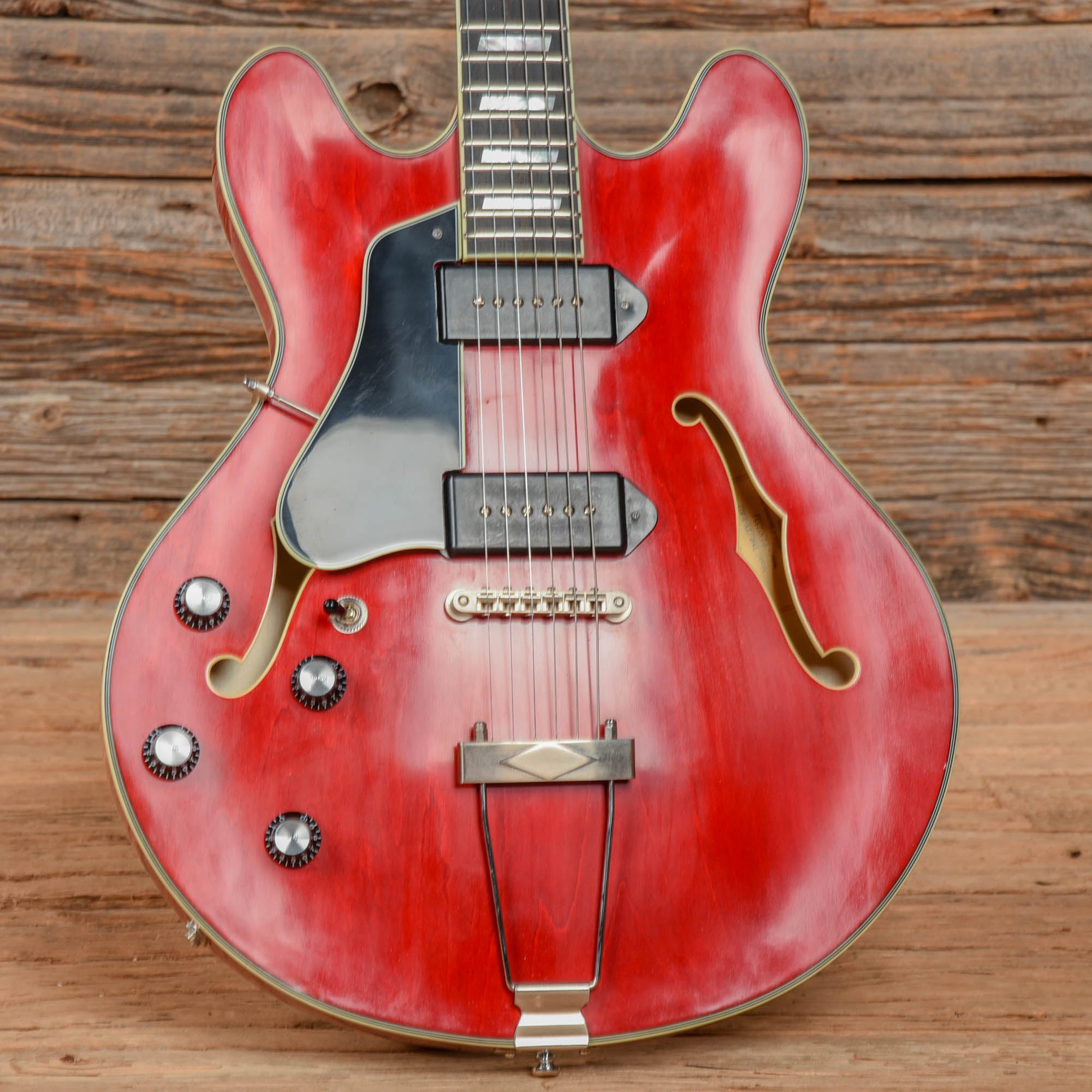 Eastman T64/V Thinline Cherry 2023 LEFTY Electric Guitars / Hollow Body