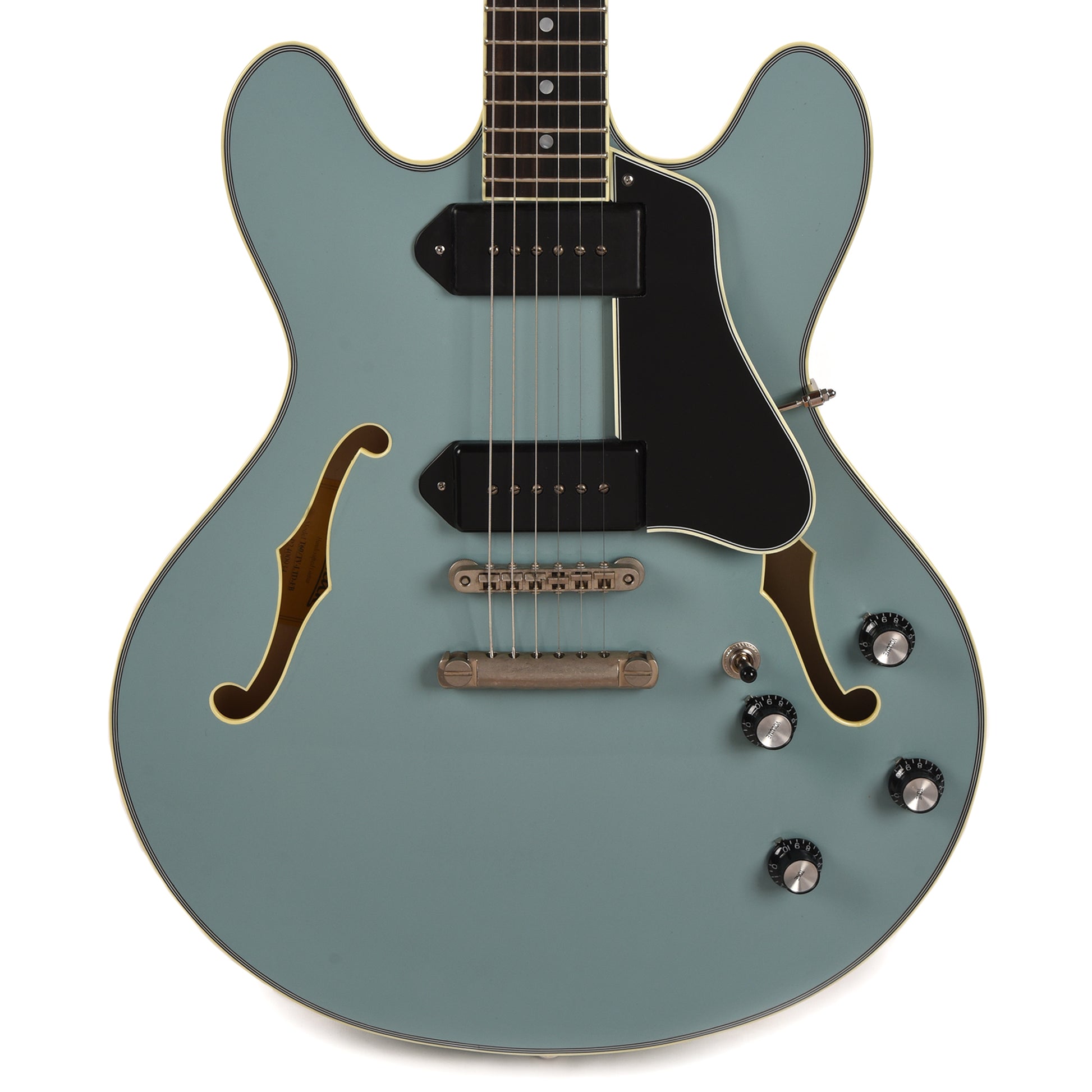 Eastman Limited Edition T60/TV Truetone Gloss Faded Blue w/Lollar Dog Ear P-90 Electric Guitars / Semi-Hollow