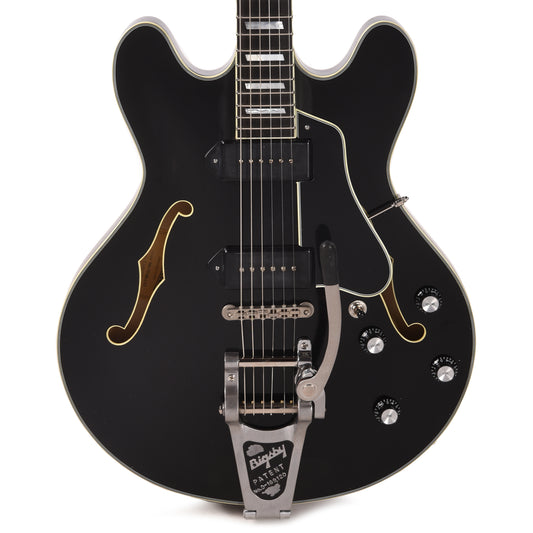 Eastman Limited Edition T64 Truetone Vintage Black w/Bigsby Electric Guitars / Semi-Hollow