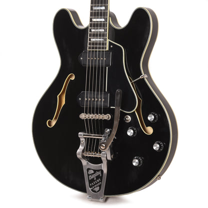 Eastman Limited Edition T64 Truetone Vintage Black w/Bigsby Electric Guitars / Semi-Hollow