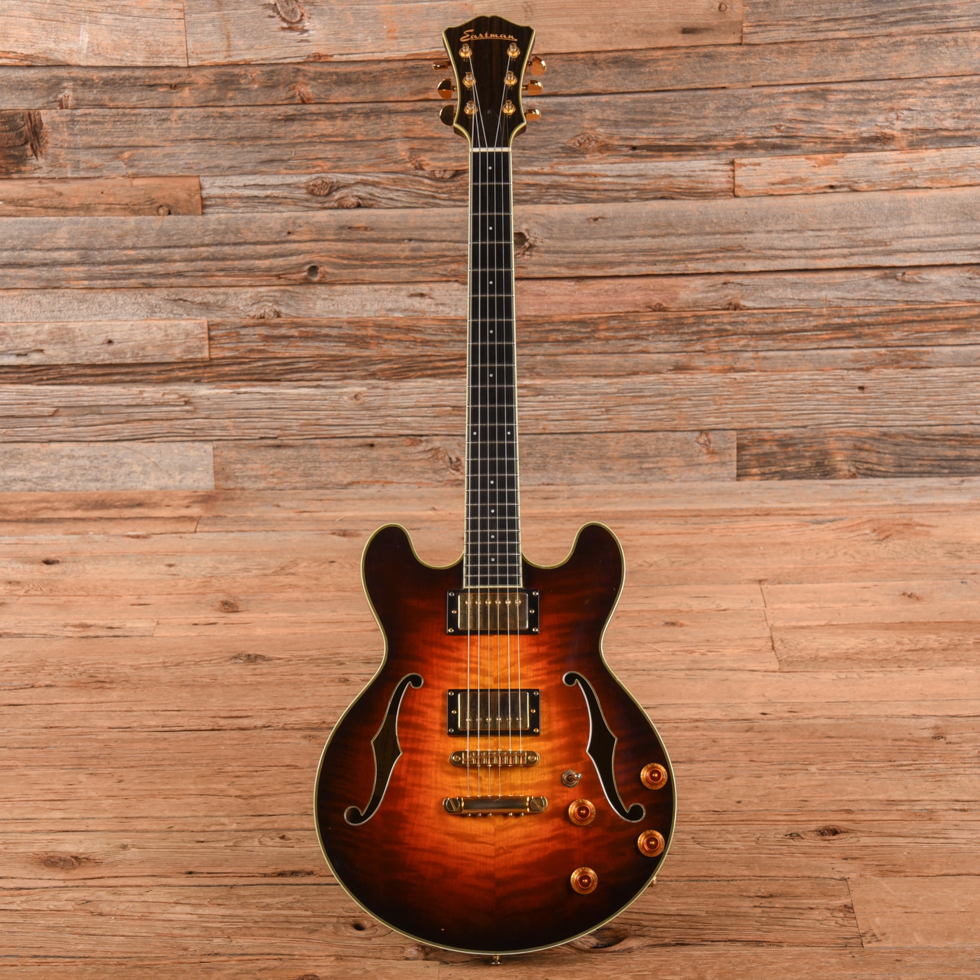 Eastman T184MX Thinline Goldburst 2008 Electric Guitars / Semi-Hollow