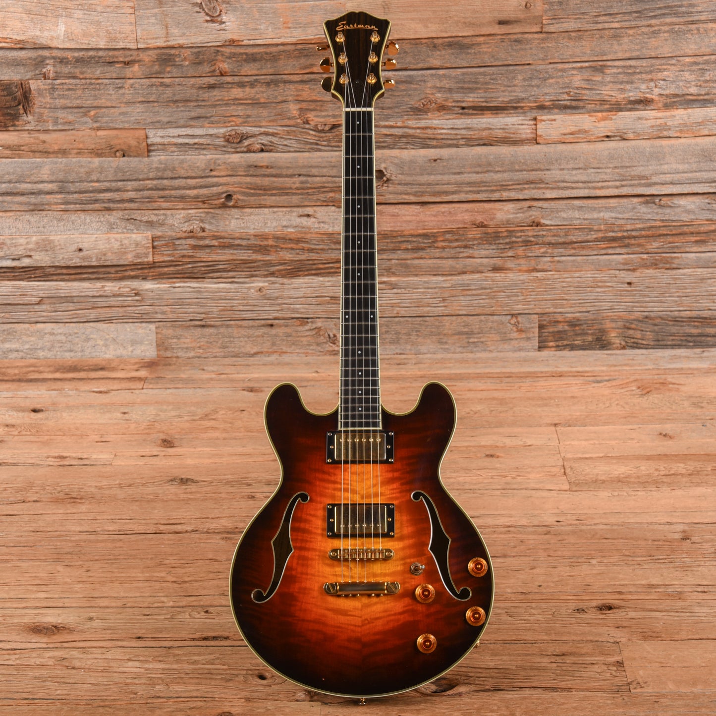 Eastman T184MX Thinline Goldburst 2008 Electric Guitars / Semi-Hollow