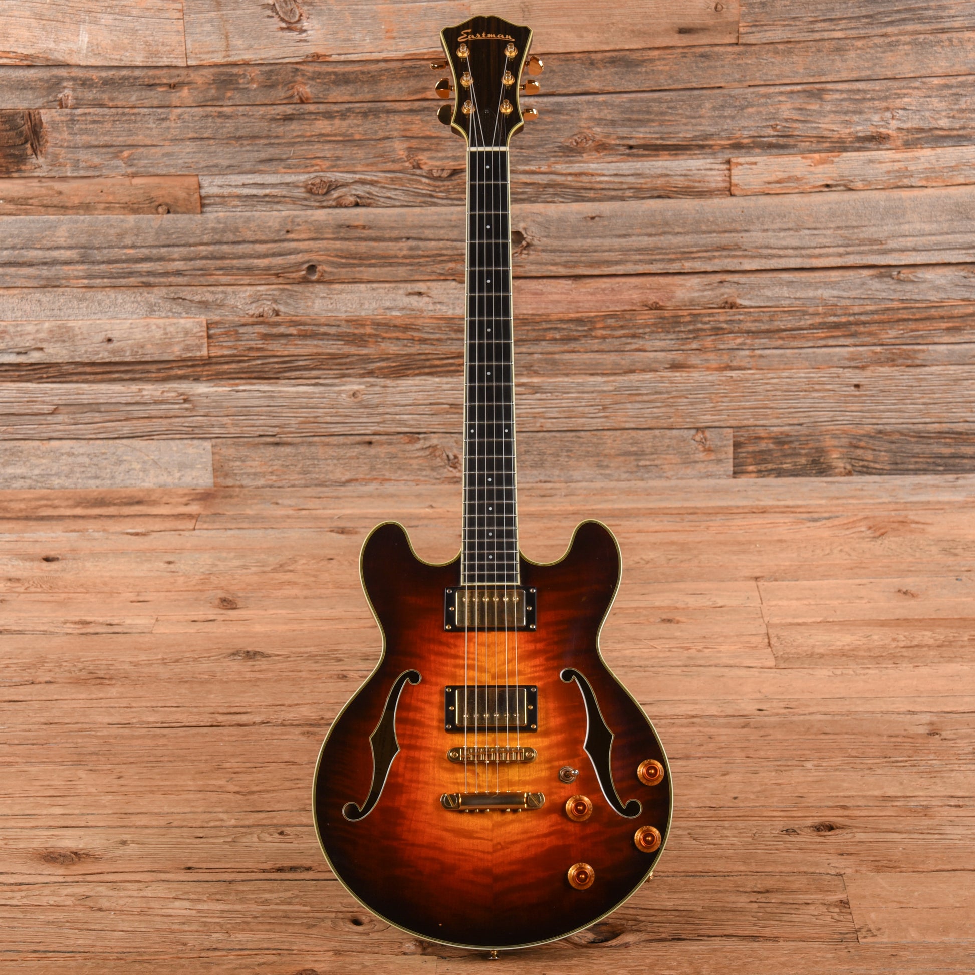 Eastman T184MX Thinline Goldburst 2008 Electric Guitars / Semi-Hollow