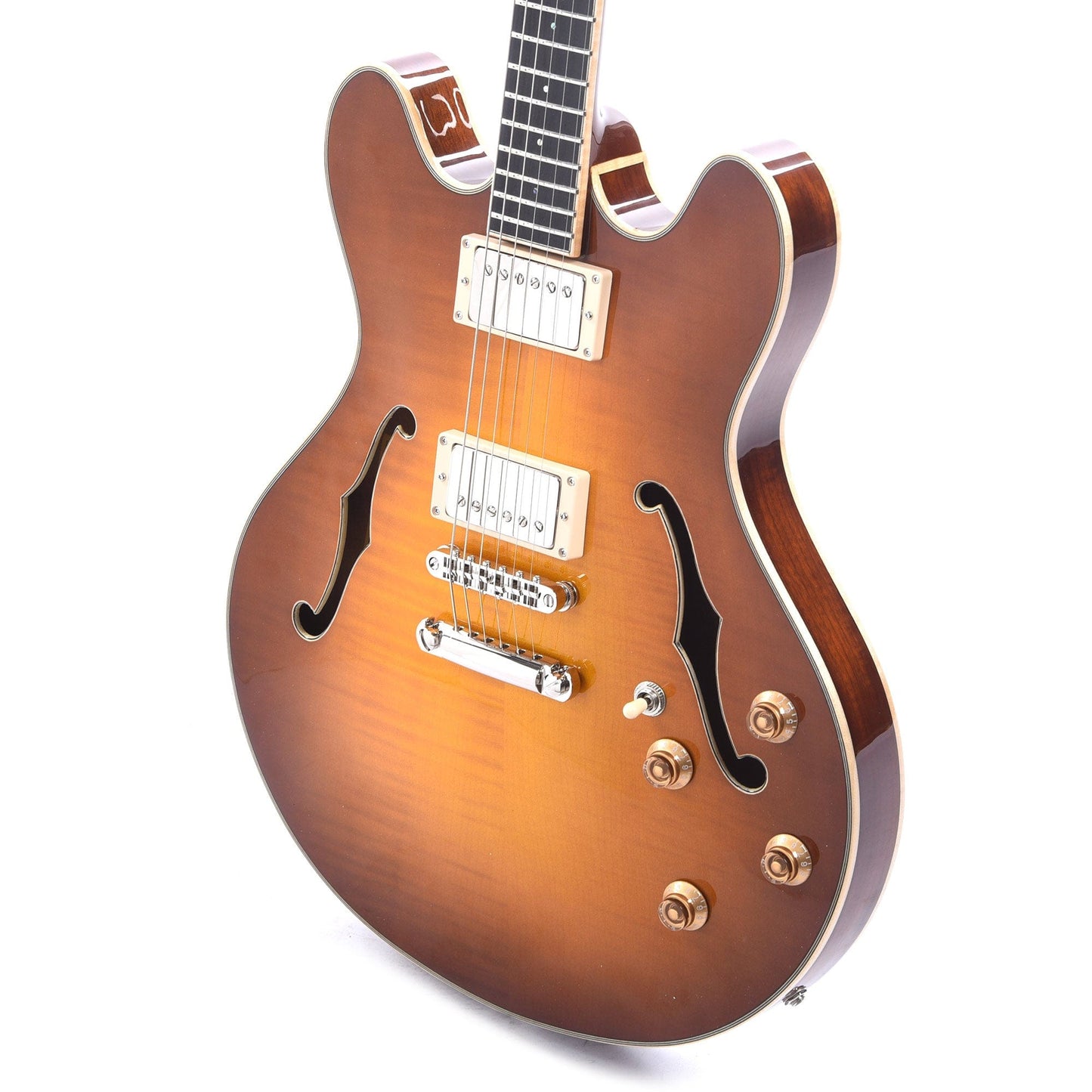 Eastman T186MX Thinline Goldburst Electric Guitars / Semi-Hollow