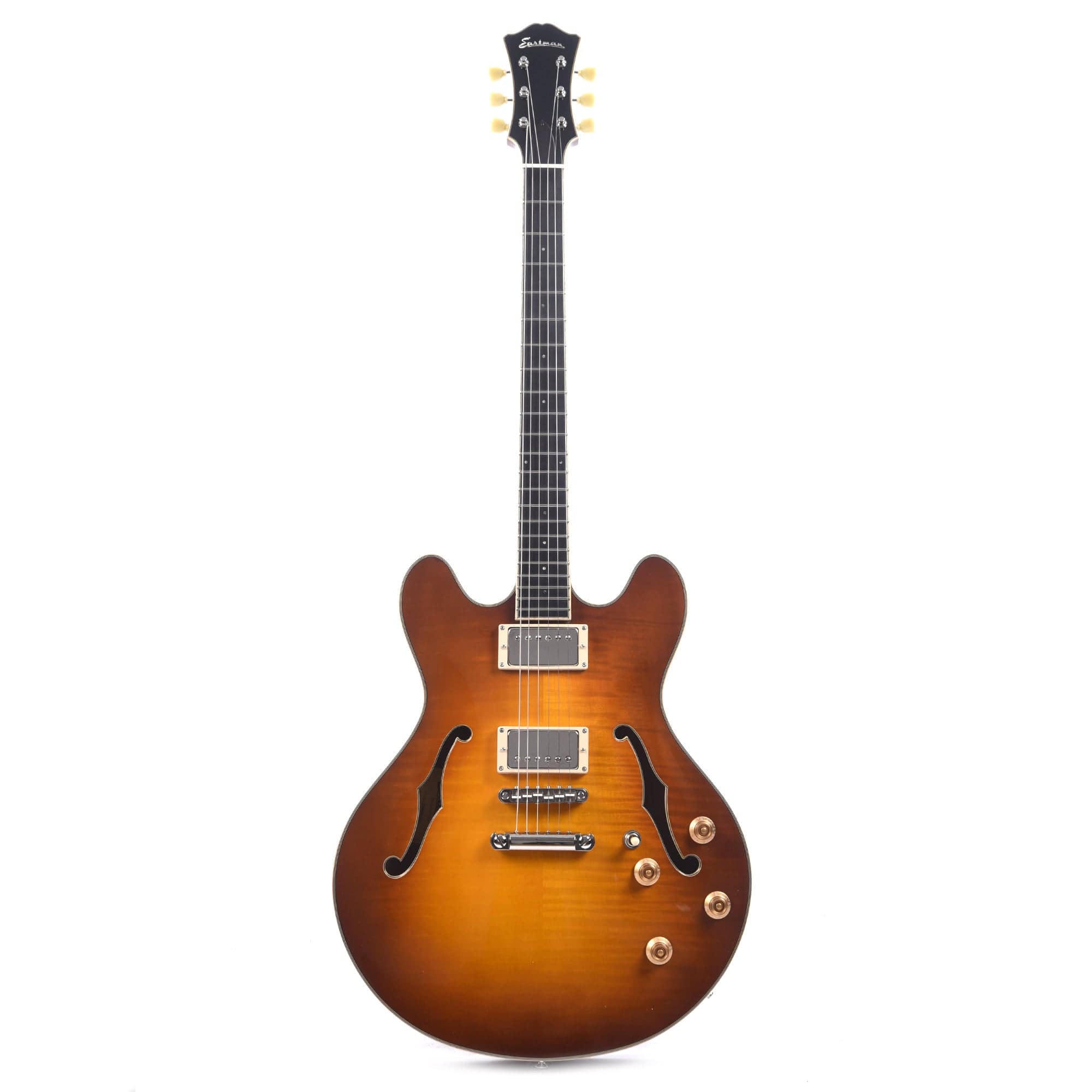 Eastman T186MX Thinline Goldburst Electric Guitars / Semi-Hollow