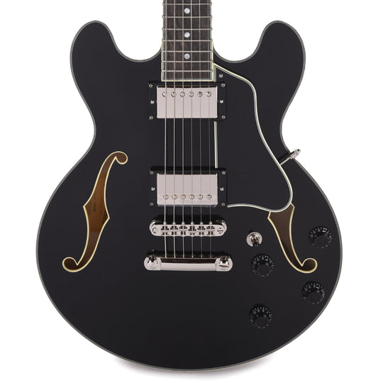 Eastman T484 Thinline Truetone Gloss Black Electric Guitars / Semi-Hollow