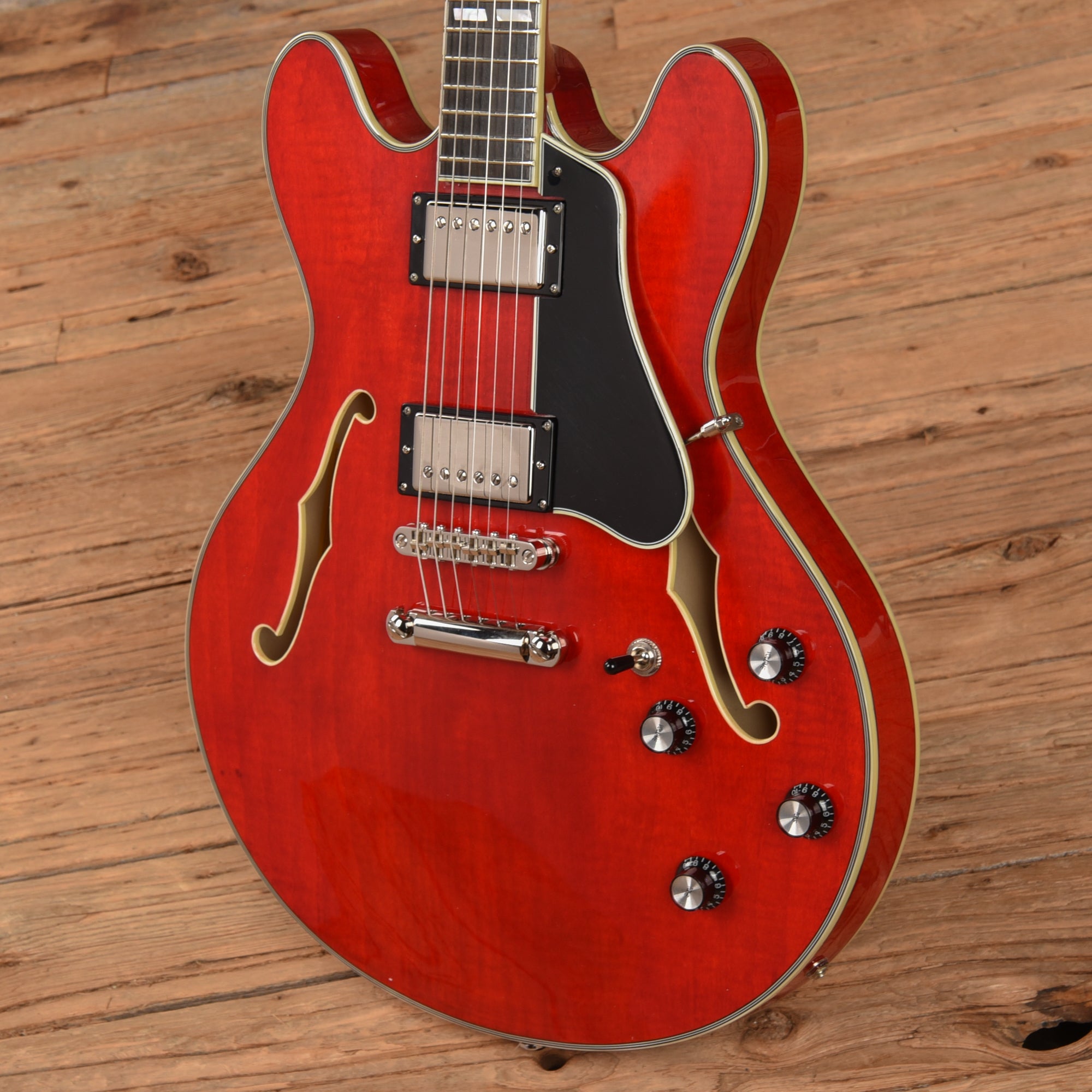 Eastman T486 Thinline Red w/Seymour Duncan Humbuckers Electric Guitars / Semi-Hollow