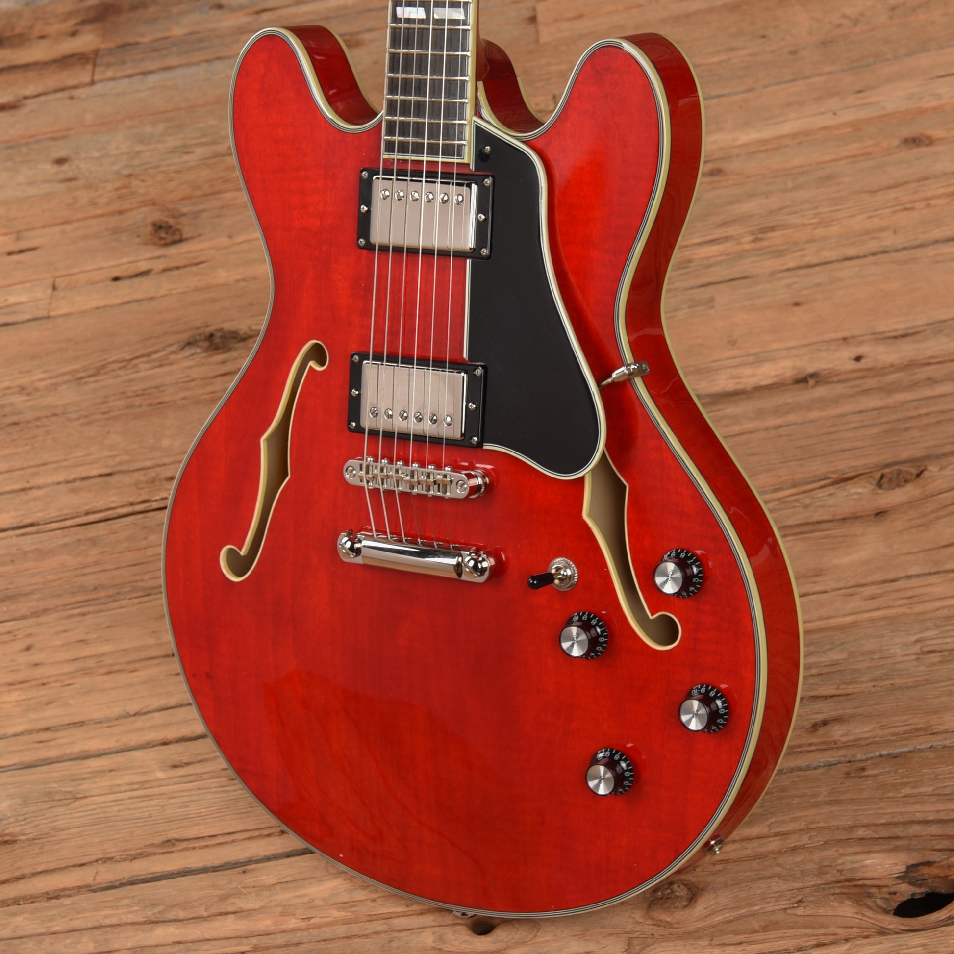 Eastman T486 Thinline Red w/Seymour Duncan Humbuckers Electric Guitars / Semi-Hollow