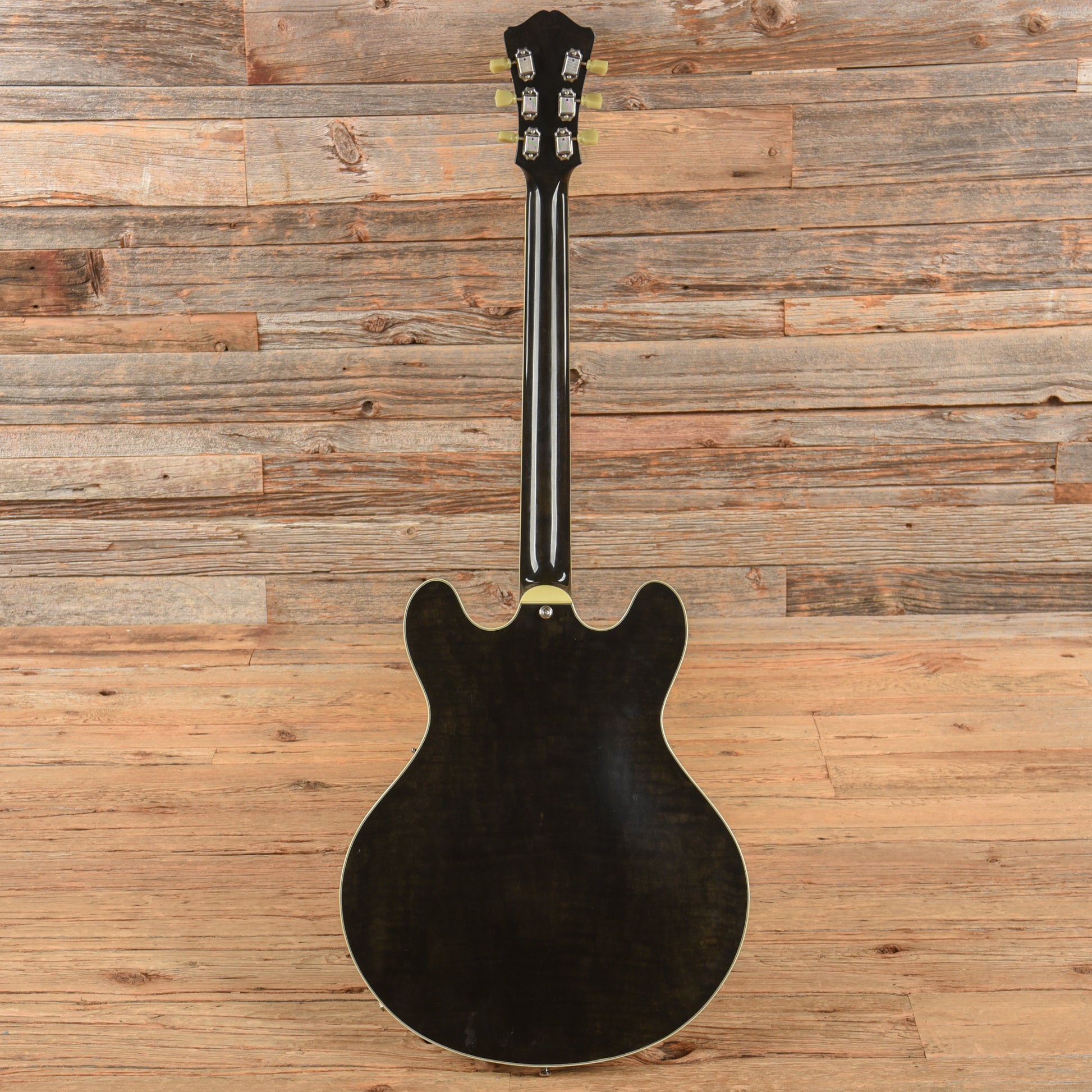 Eastman T486BK Thinline Archtop Black Electric Guitars / Semi-Hollow