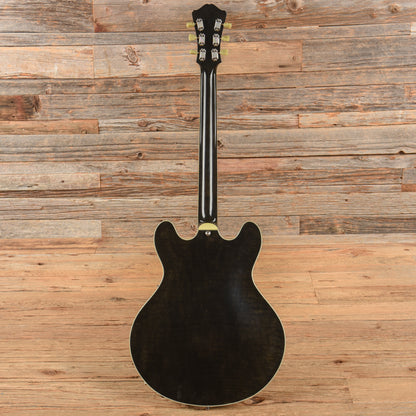 Eastman T486BK Thinline Archtop Black Electric Guitars / Semi-Hollow