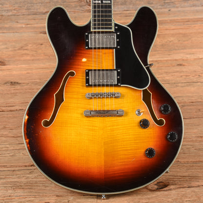 Eastman T59/v Sunburst Electric Guitars / Semi-Hollow