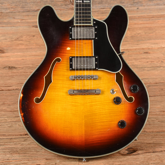 Eastman T59/v Sunburst Electric Guitars / Semi-Hollow