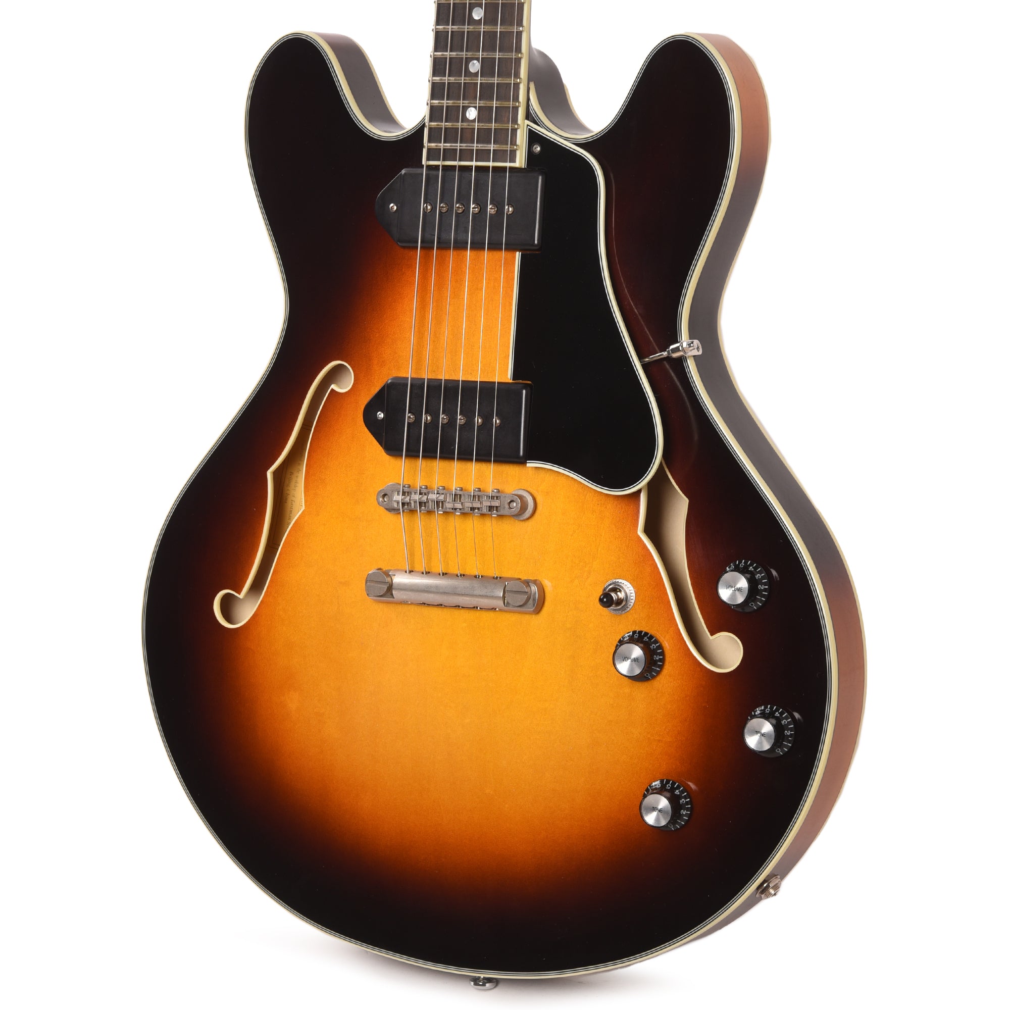 Eastman T60/TV Truetone Vintage Sunburst w/Lollar Dogear P90 Pickups Electric Guitars / Semi-Hollow