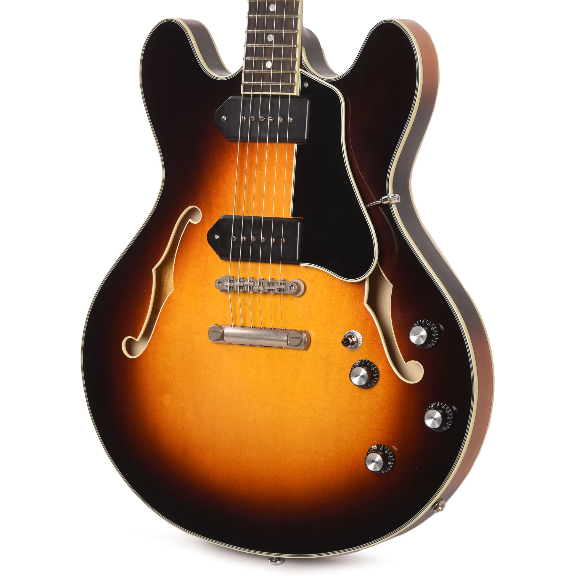 Eastman T60/TV Truetone Vintage Sunburst w/Lollar Dogear P90 Pickups Electric Guitars / Semi-Hollow