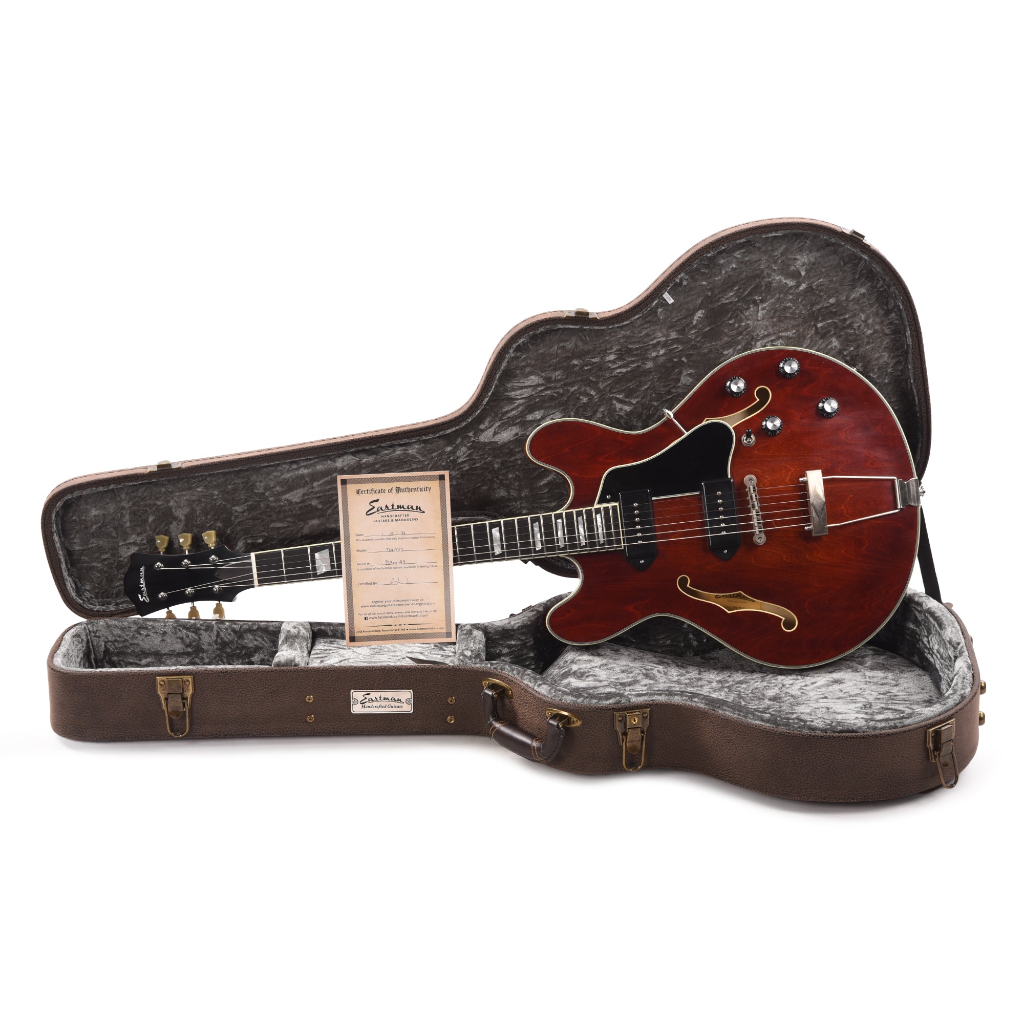 Eastman T64/TV-T Truetone Vintage Gloss Vintage Classic Electric Guitars / Semi-Hollow