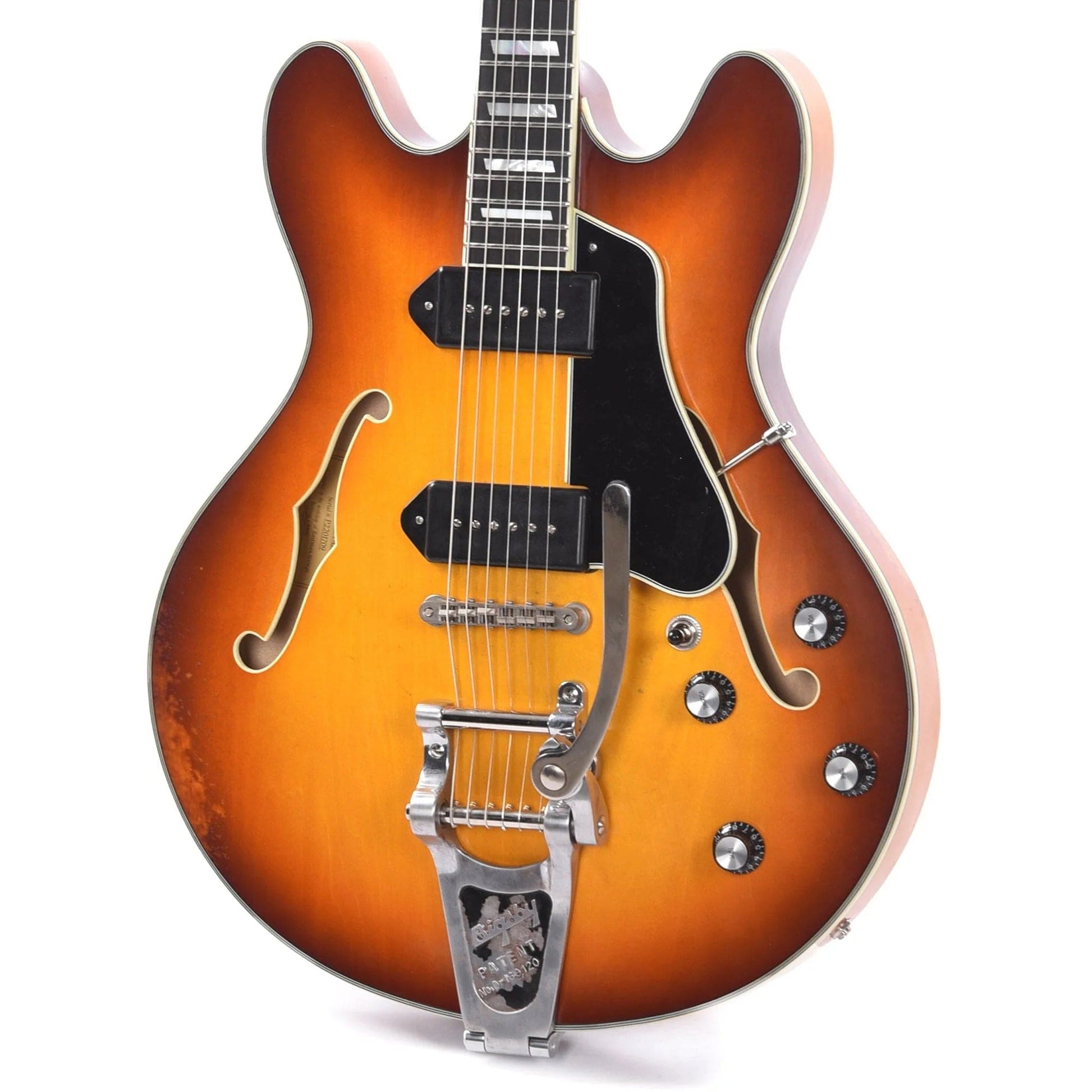 Eastman T64/v Thinline Antique Goldburst Electric Guitars / Semi-Hollow