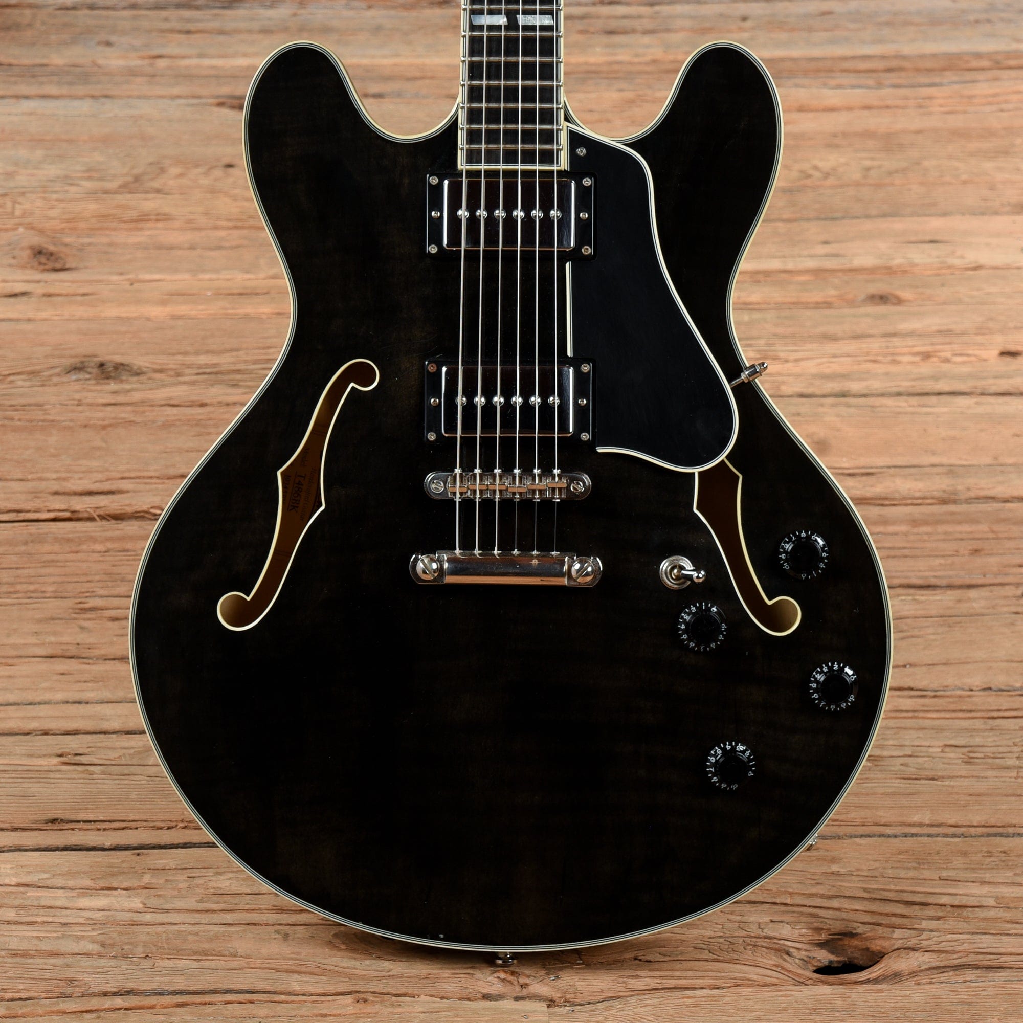 Eastman T846BK Thinline Black 2014 Electric Guitars / Semi-Hollow