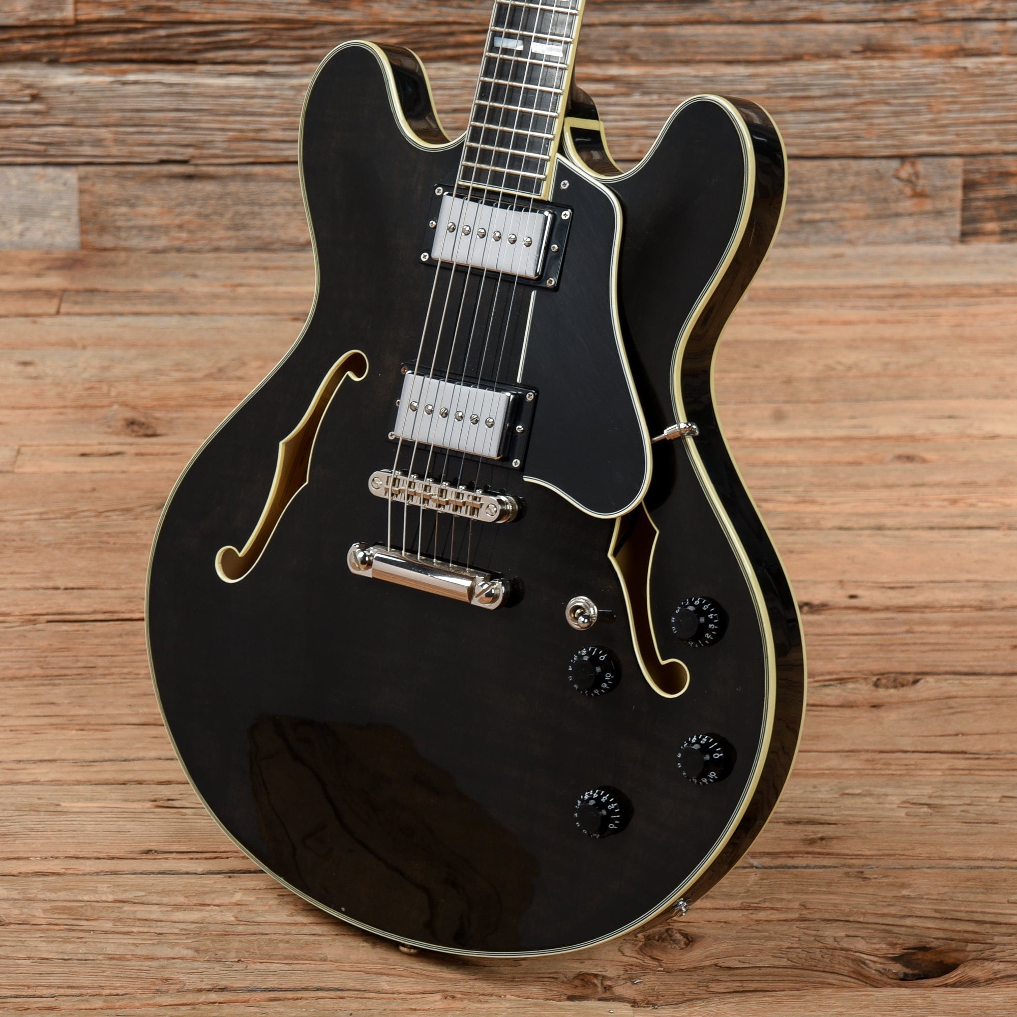 Eastman T846BK Thinline Black 2014 Electric Guitars / Semi-Hollow