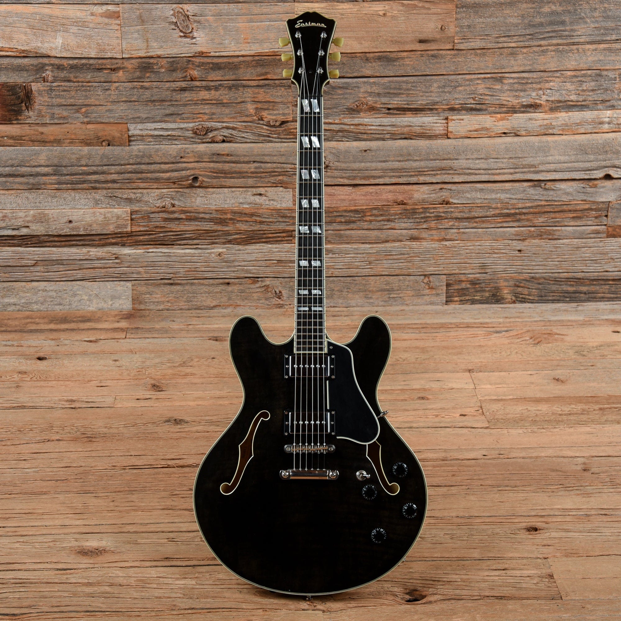 Eastman T846BK Thinline Black 2014 Electric Guitars / Semi-Hollow
