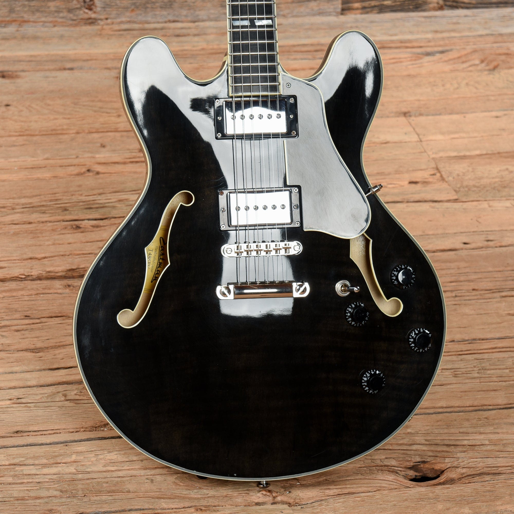 Eastman T846BK Thinline Black 2014 Electric Guitars / Semi-Hollow