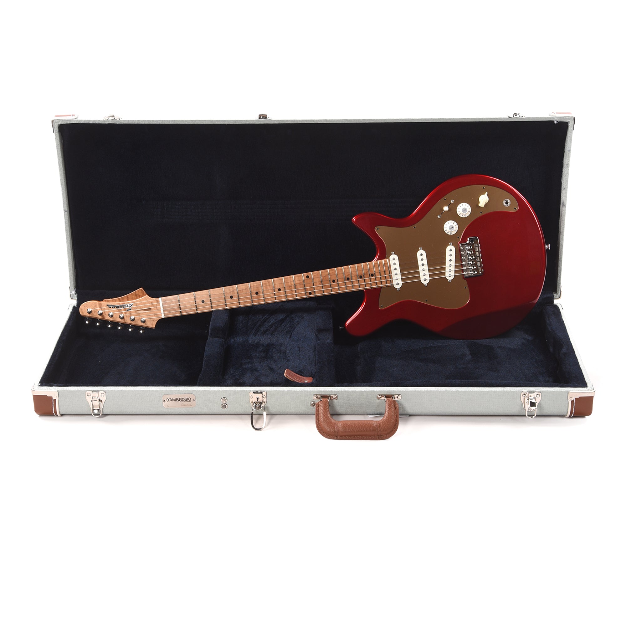 Eastman D'Ambrosio DC 54 Swamp Ash Candy Apple Red w/Lollar Sixty-Four Pickups Electric Guitars / Solid Body