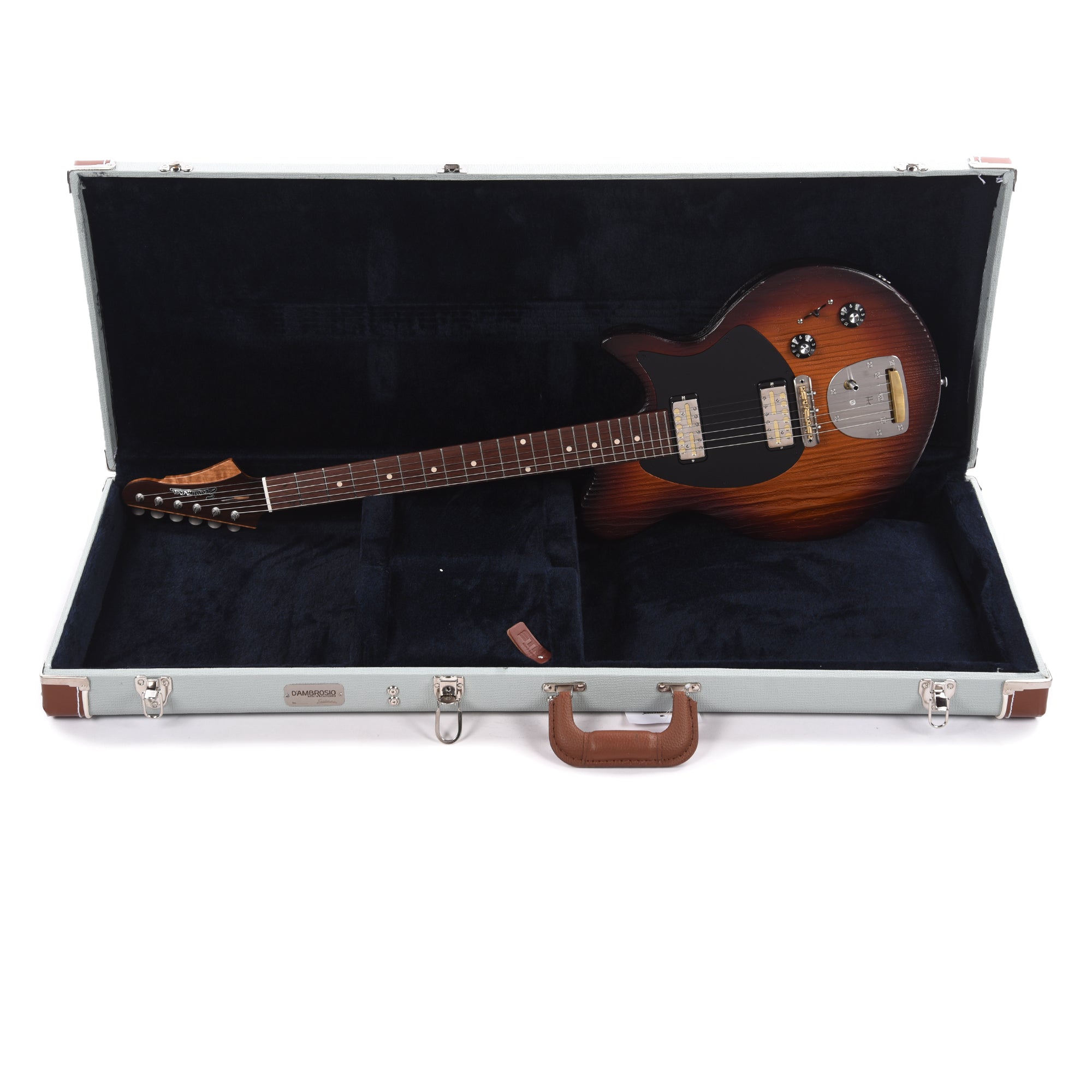 Eastman D'Ambrosio Offset '63 Phoenix Pine 3-Tone Sunburst w/Lollar Goldfoil Pickups Electric Guitars / Solid Body