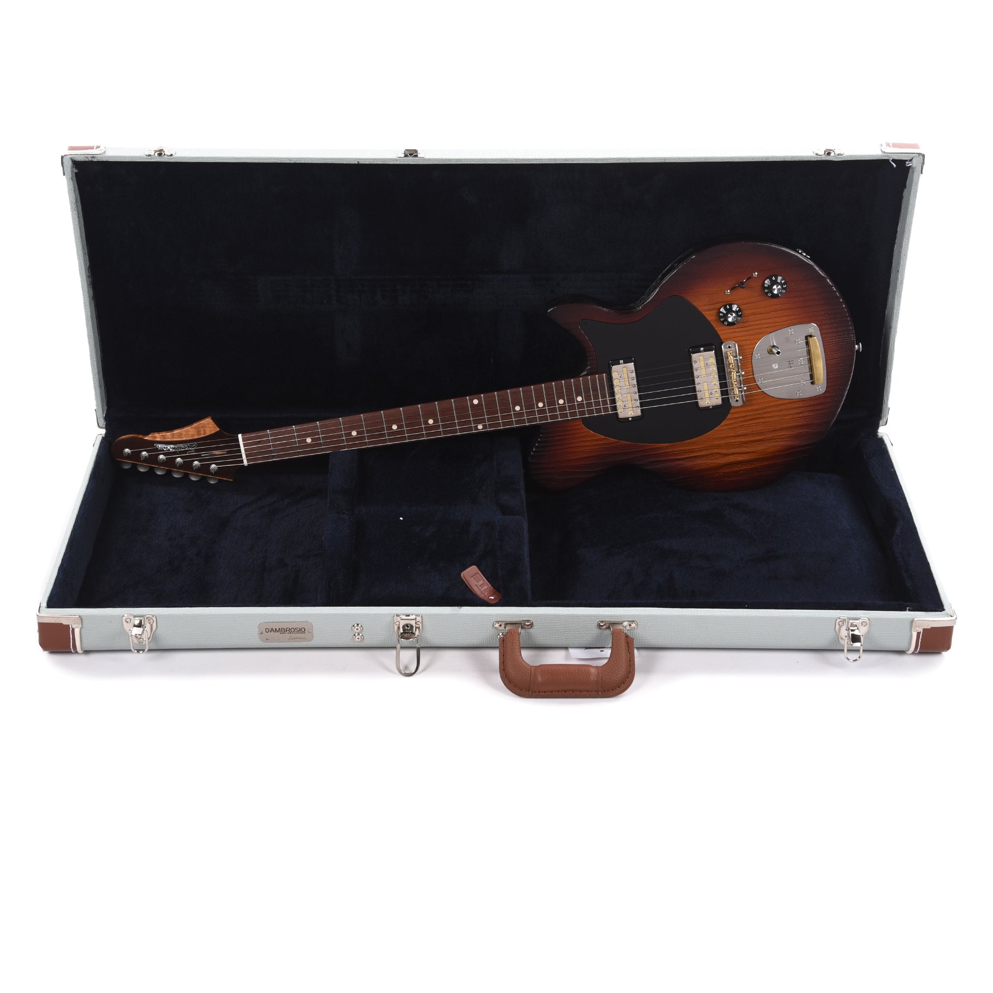 Eastman D'Ambrosio Offset '63 Phoenix Pine 3-Tone Sunburst w/Lollar Goldfoil Pickups Electric Guitars / Solid Body