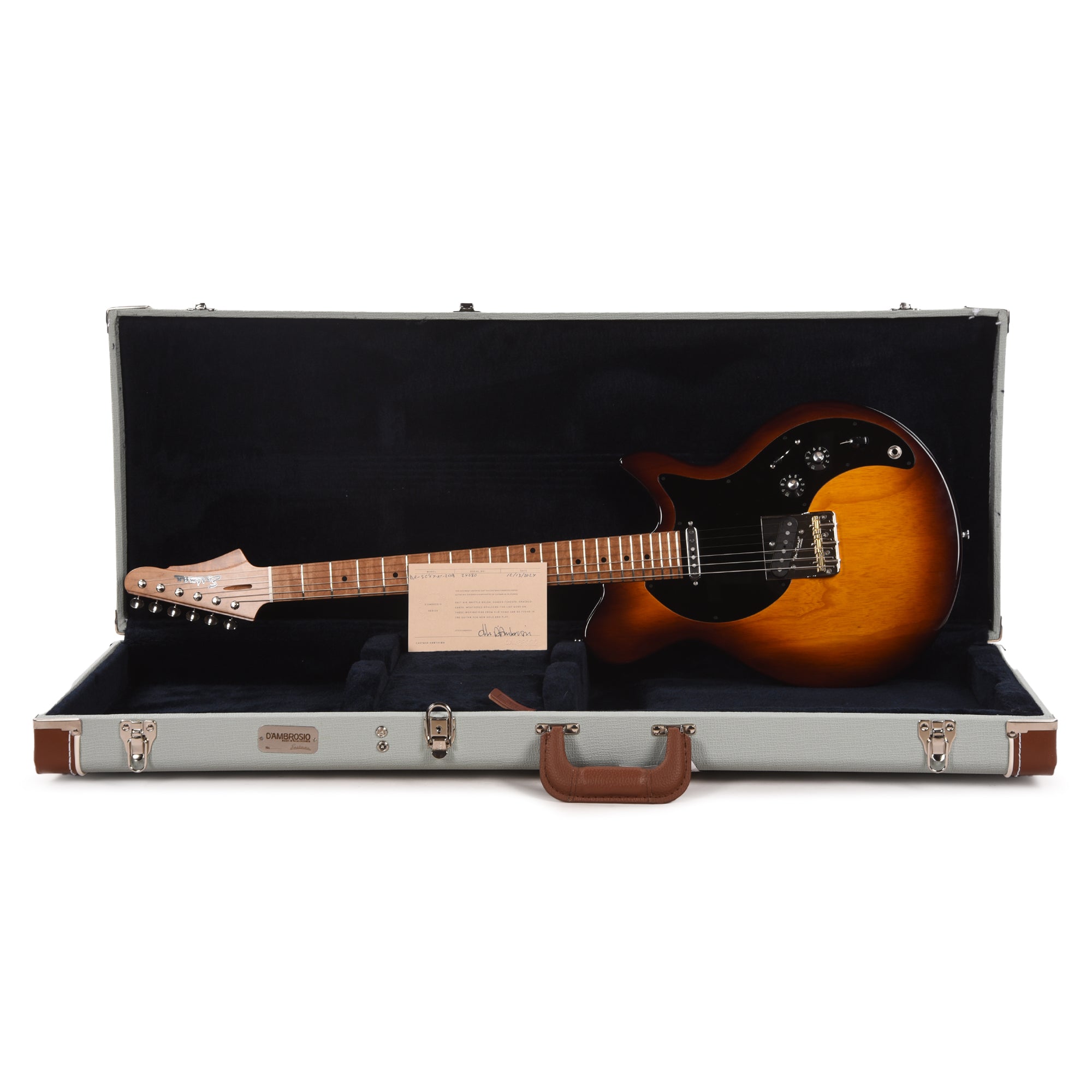 Eastman D'Ambrosio SC 54 Swamp Ash 2-Tone Sunburst w/Lollar Royal T & Special T Electric Guitars / Solid Body
