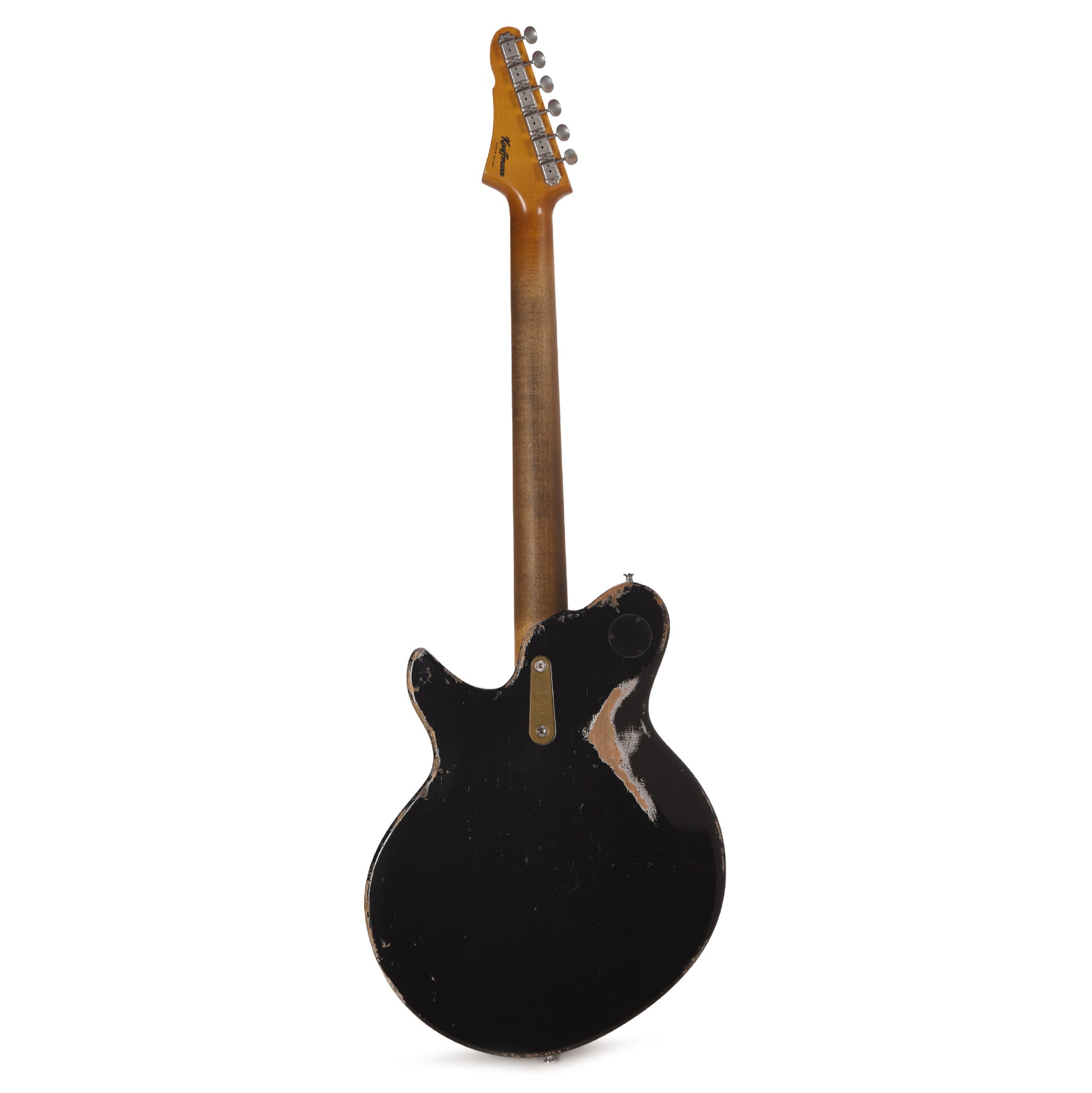Eastman Kauffmann Series Offset Classic Roasted Oregon Pine Bull Black w/Competition Stripe Electric Guitars / Solid Body