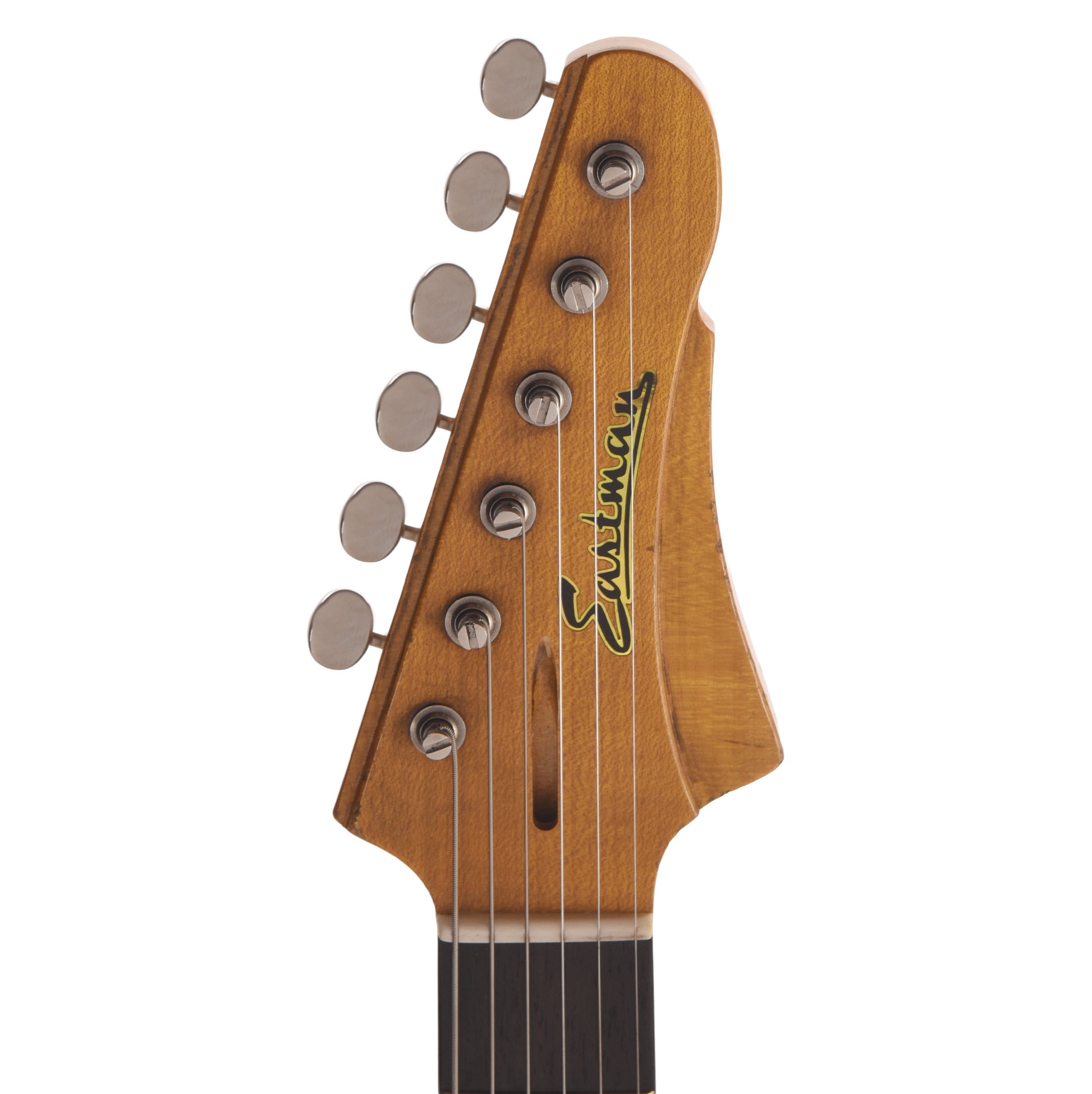 Eastman Kauffmann Series Offset Classic Roasted Oregon Pine Bull Black w/Competition Stripe Electric Guitars / Solid Body