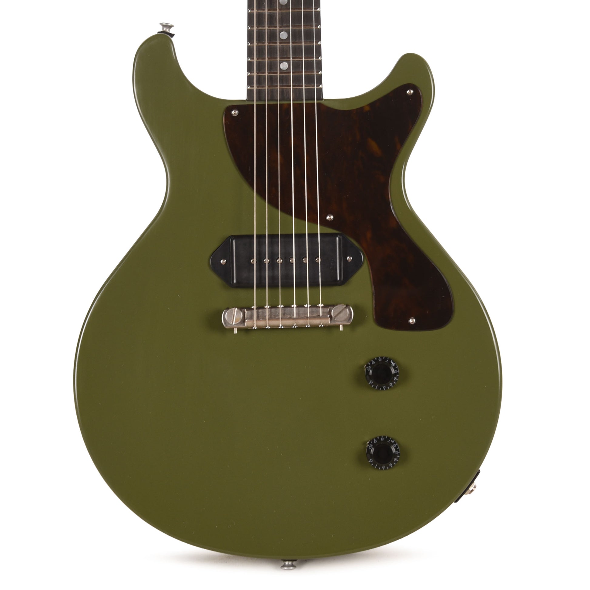 Eastman Limited Edition SB55DC/TV Olive Drab w/Lollar 50's Dog Ear P-90 Electric Guitars / Solid Body