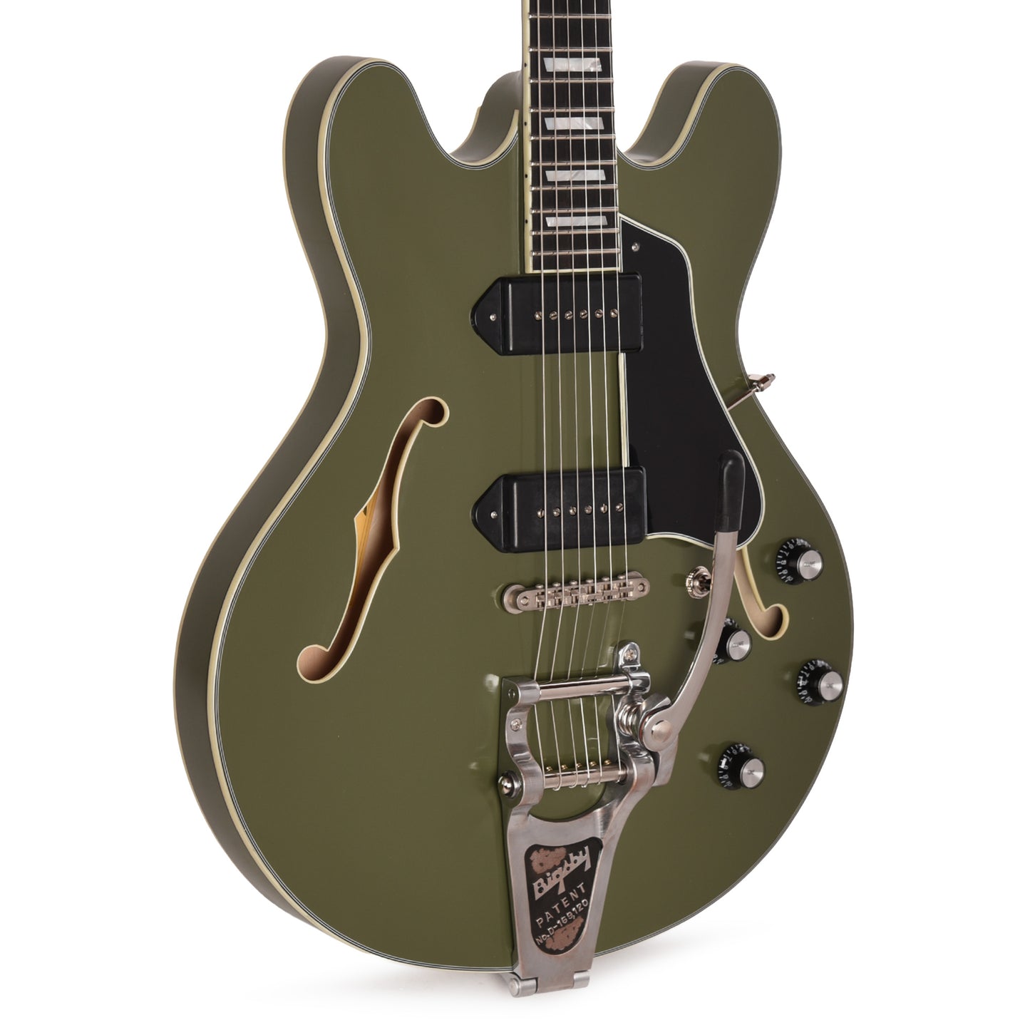 Eastman Limited Edition T64 Truetone Vintage Olive Drab w/Bigsby Electric Guitars / Solid Body
