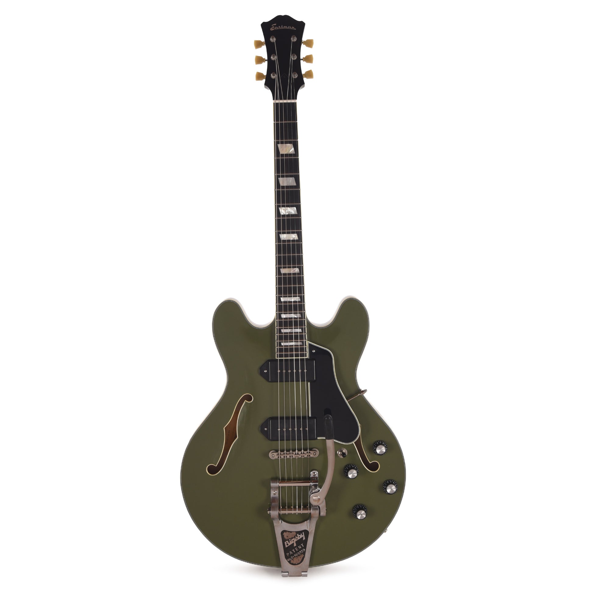 Eastman Limited Edition T64 Truetone Vintage Olive Drab w/Bigsby Electric Guitars / Solid Body