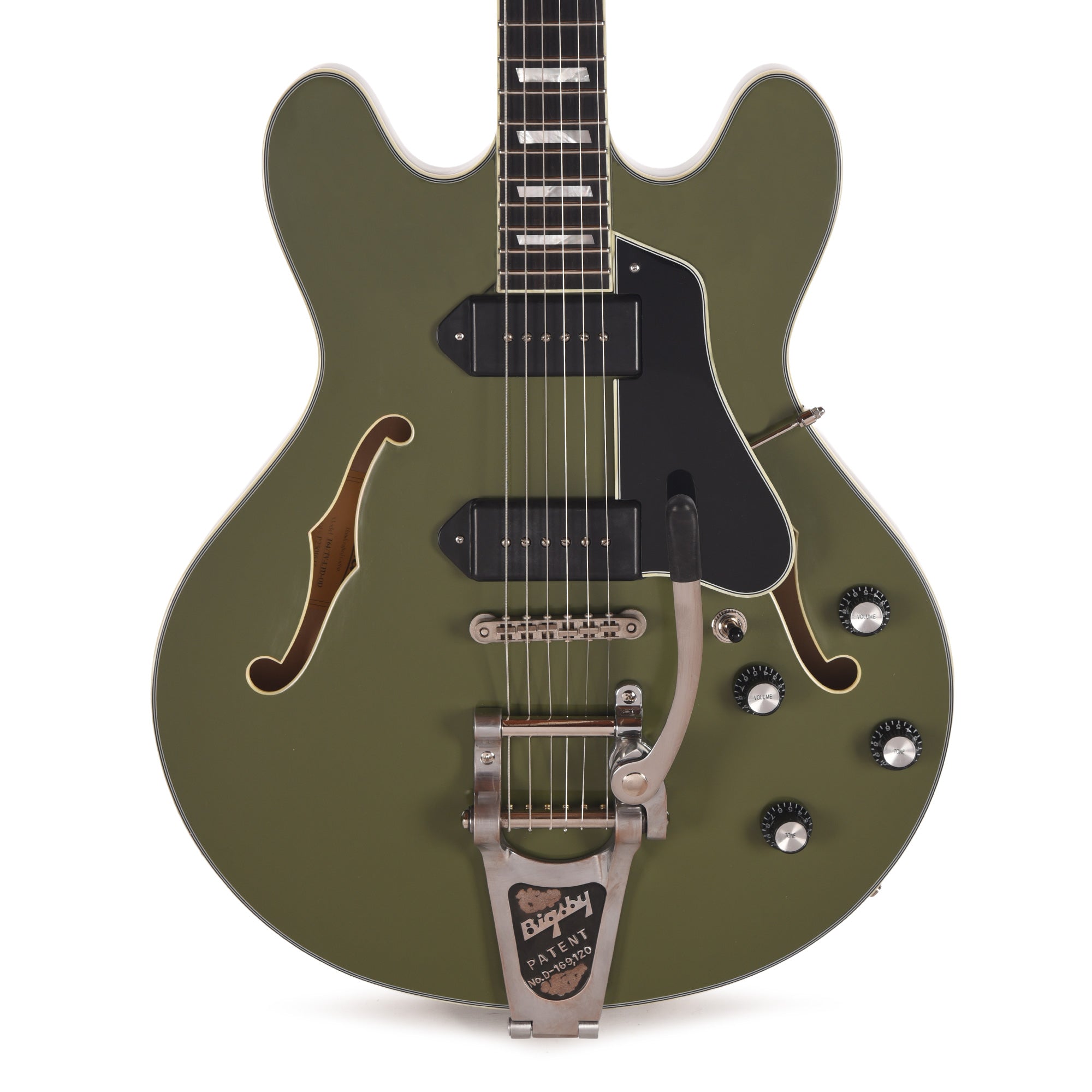 Eastman Limited Edition T64 Truetone Vintage Olive Drab w/Bigsby Electric Guitars / Solid Body