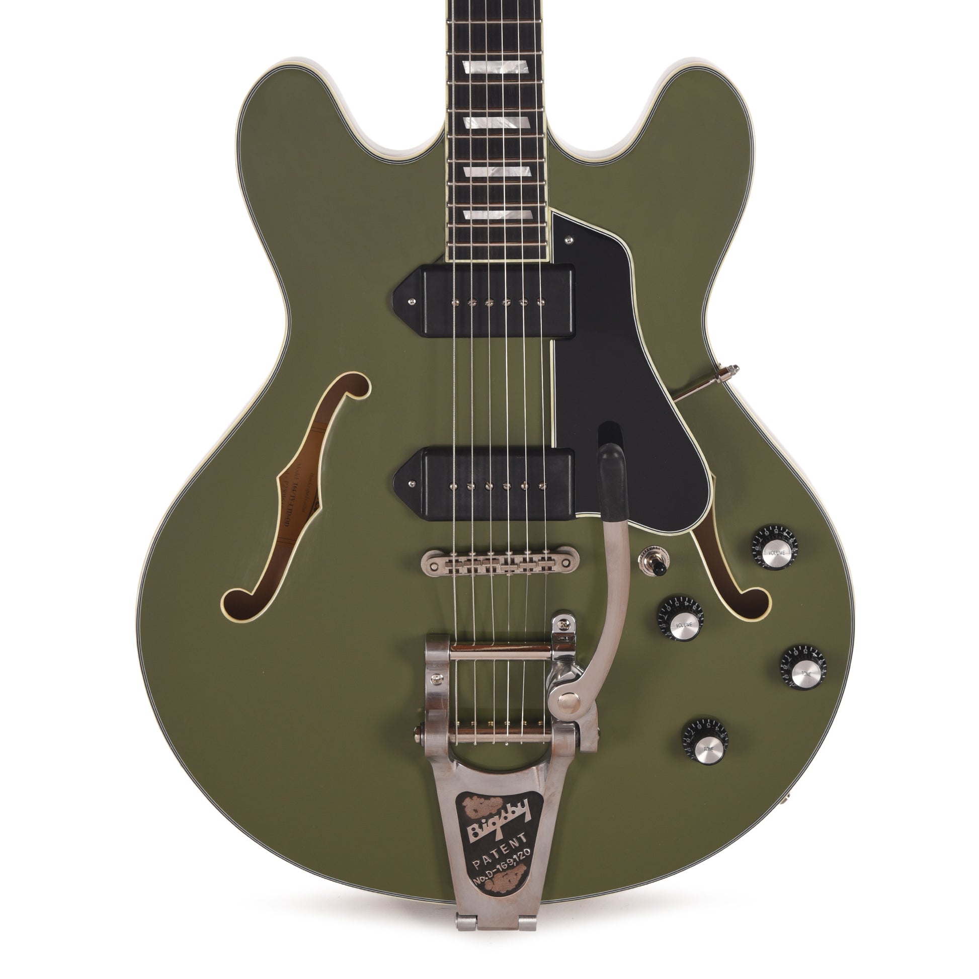 Eastman Limited Edition T64 Truetone Vintage Olive Drab w/Bigsby Electric Guitars / Solid Body