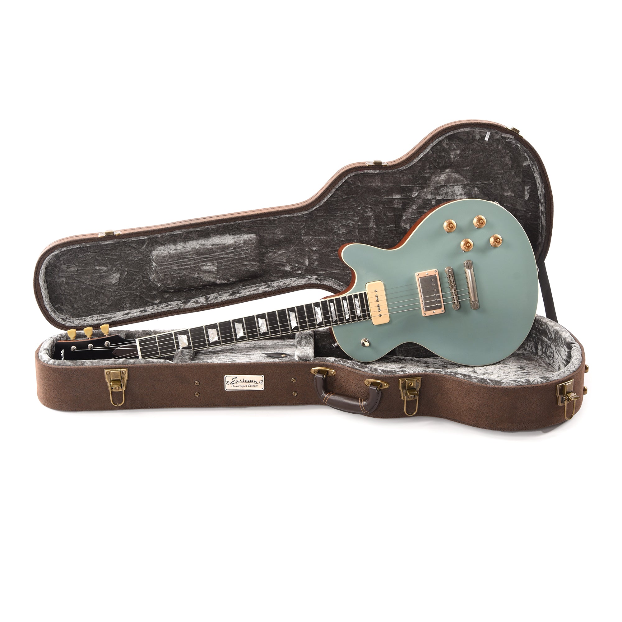Eastman Limited SB58/TV Faded Blue Truetone Vintage Gloss w/Lollar P-90 & Imperial Humbucker Electric Guitars / Solid Body