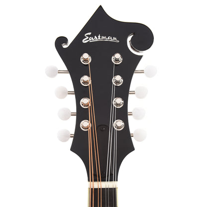 Eastman Limited MD514 Adirondack/Maple F-Style Oval Hole Black Folk Instruments / Mandolins