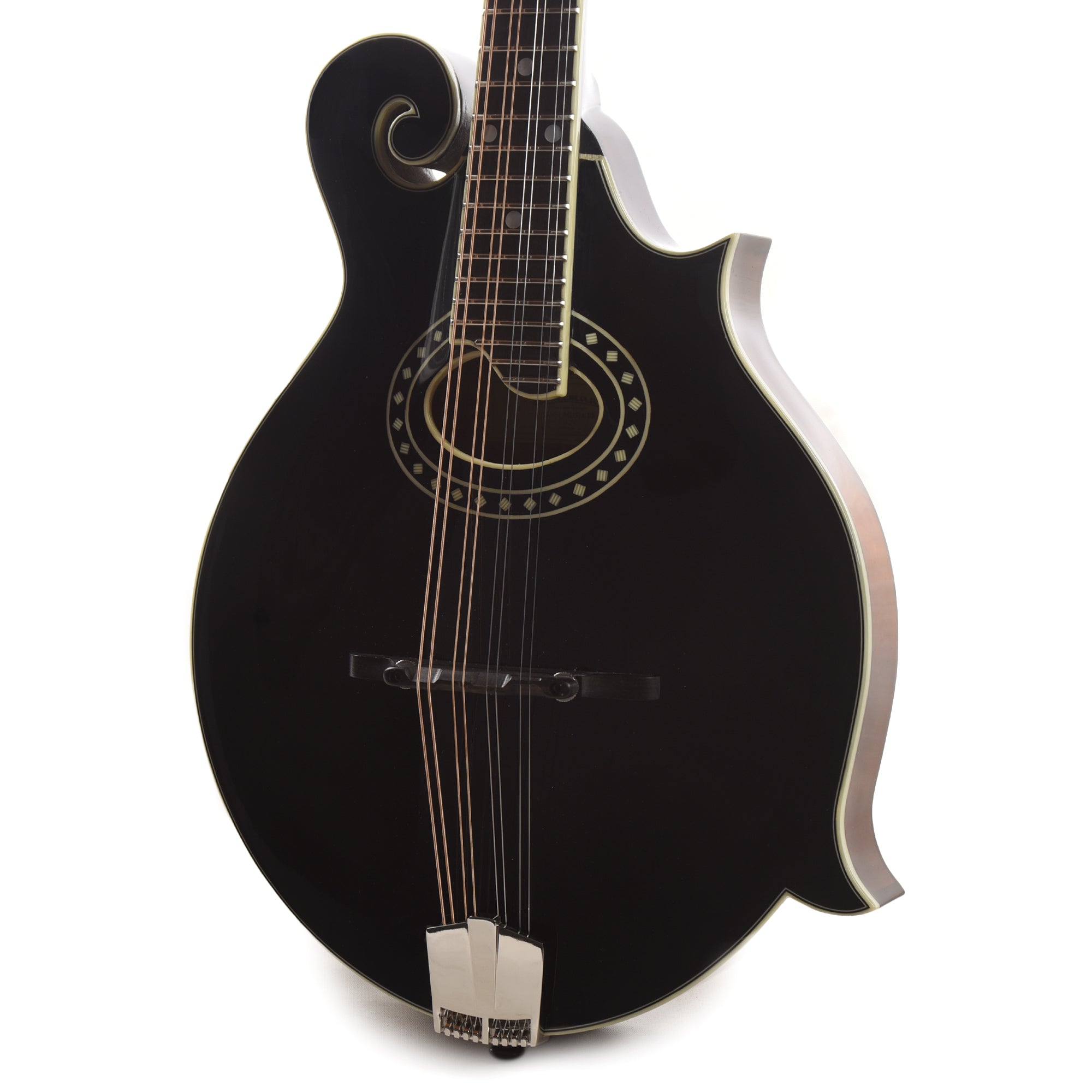 Eastman Limited MD514 Adirondack/Maple F-Style Oval Hole Black Folk Instruments / Mandolins