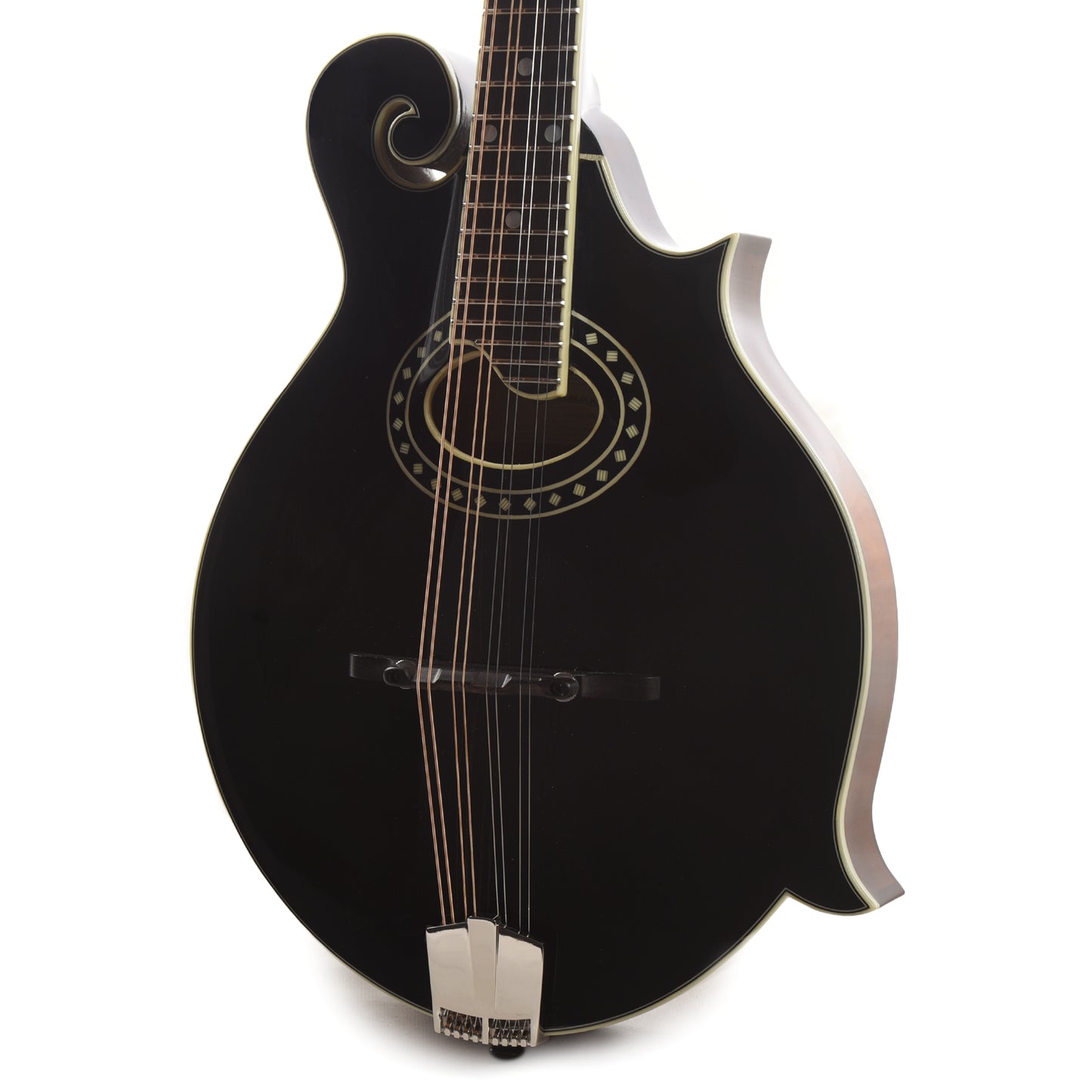 Eastman Limited MD514 Adirondack/Maple F-Style Oval Hole Black Folk Instruments / Mandolins