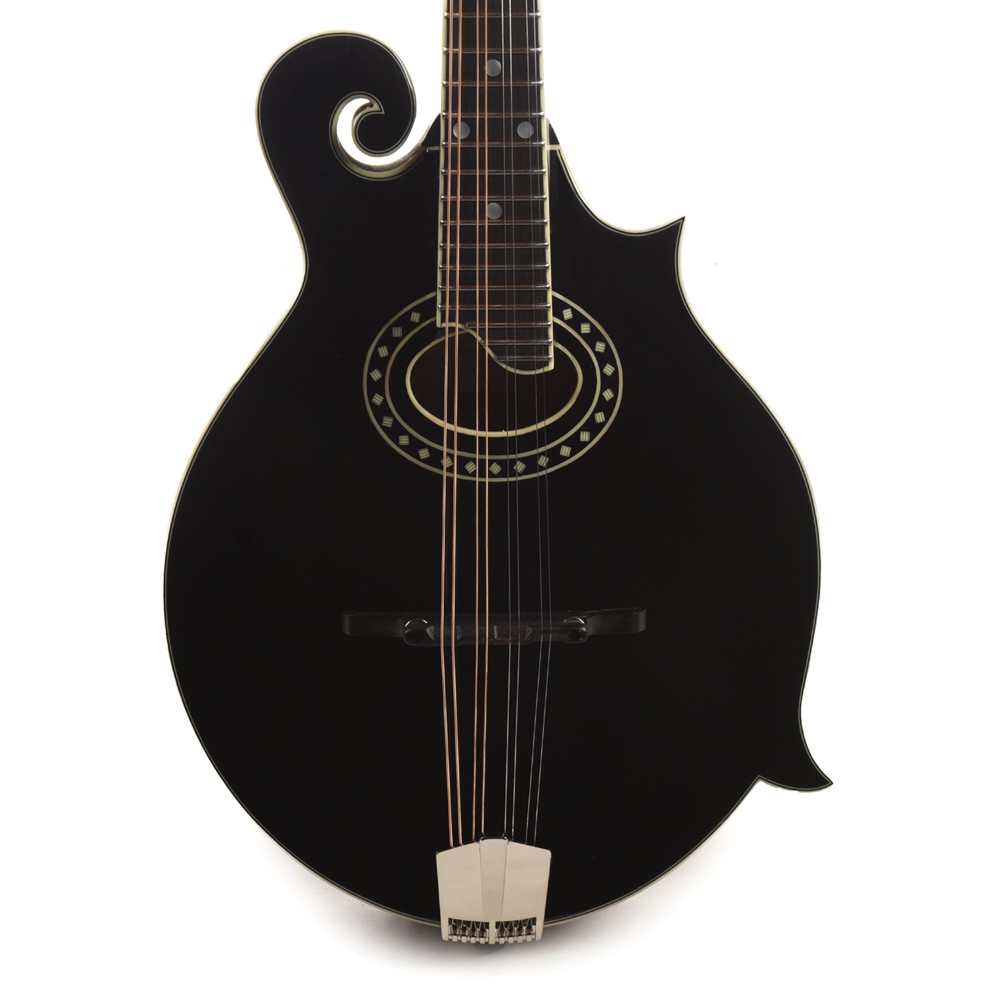 Eastman Limited MD514 Adirondack/Maple F-Style Oval Hole Black Folk Instruments / Mandolins