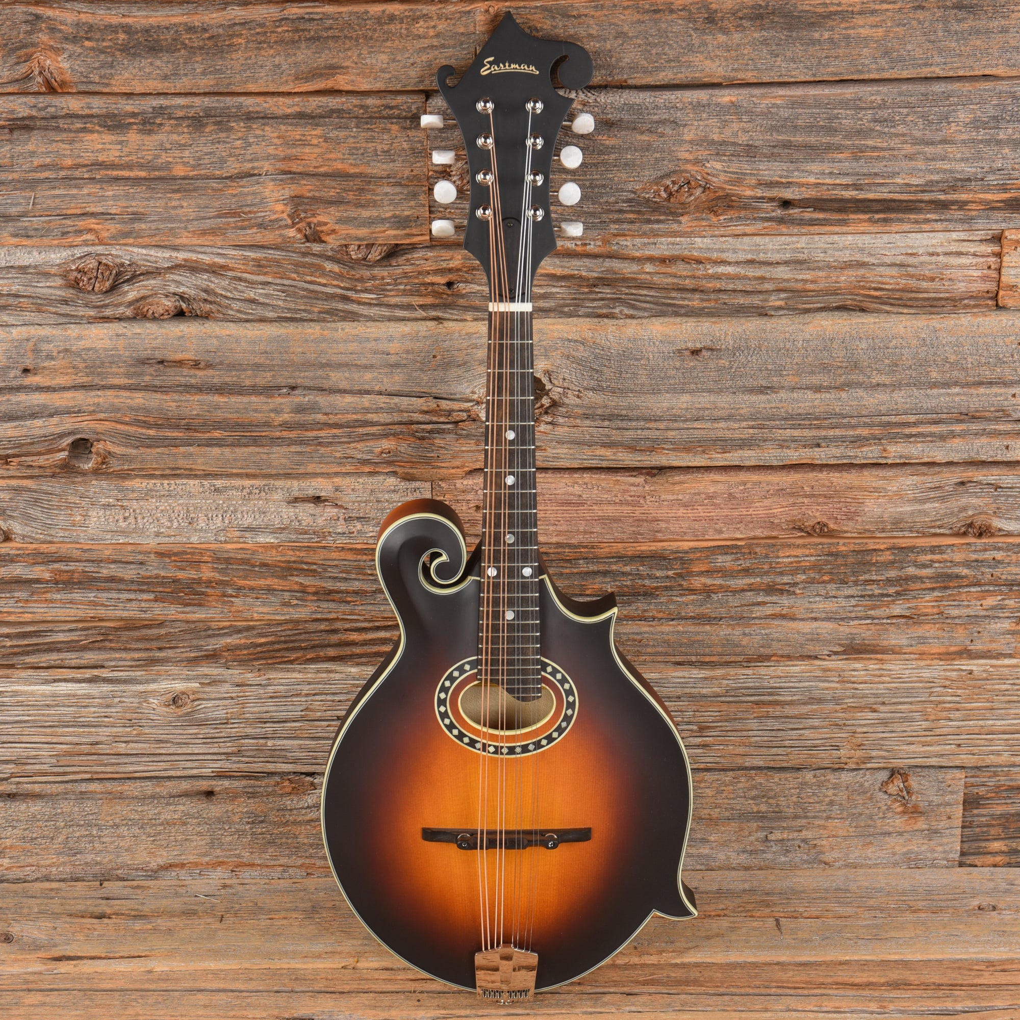 Eastman MD314E Sitka/Maple F-Style Oval Hole Mandolin Sunburst w/K&K Duotone Folk Instruments / Mandolins