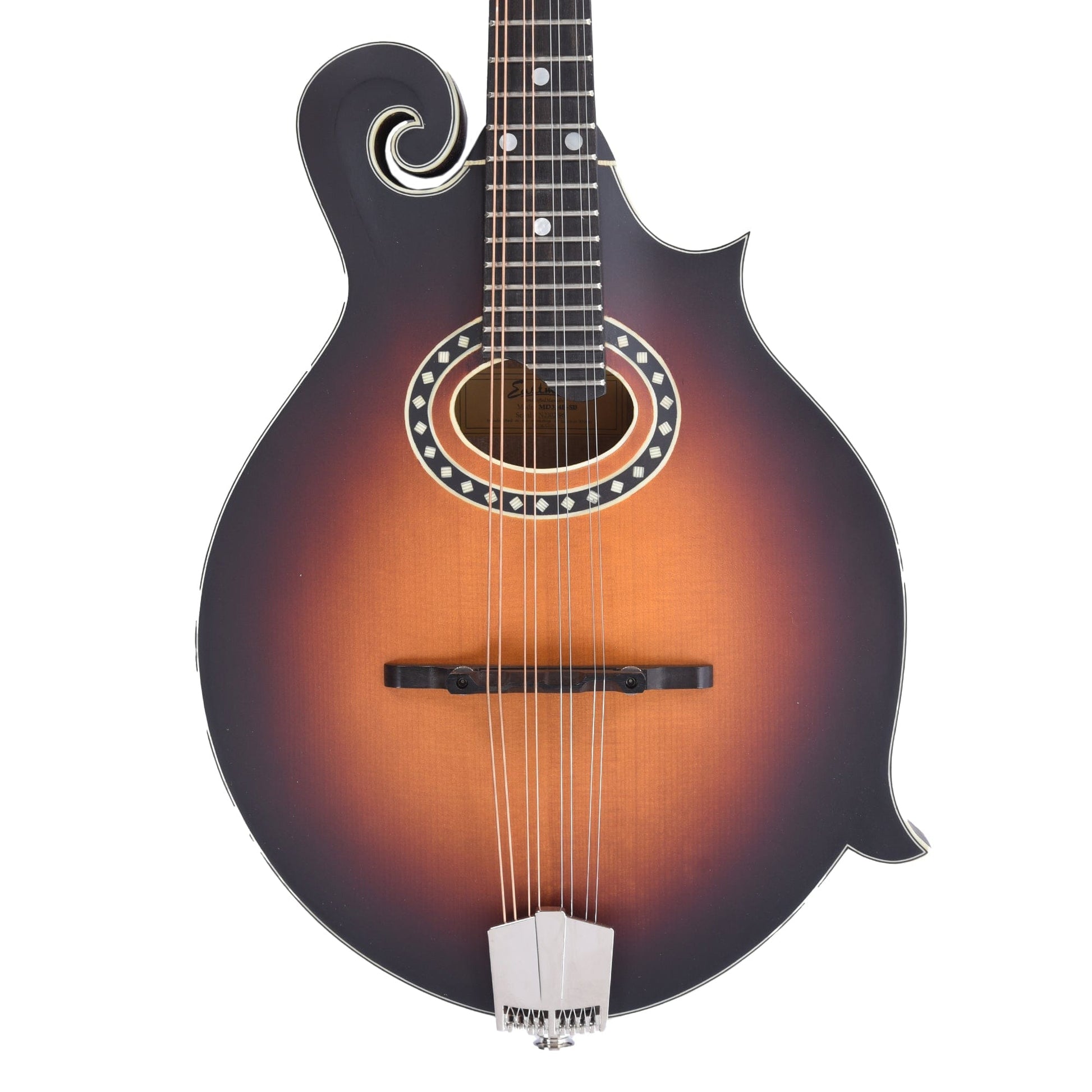 Eastman MD314E Sitka/Maple F-Style Oval Hole Mandolin Sunburst w/K&K Duotone Folk Instruments / Mandolins